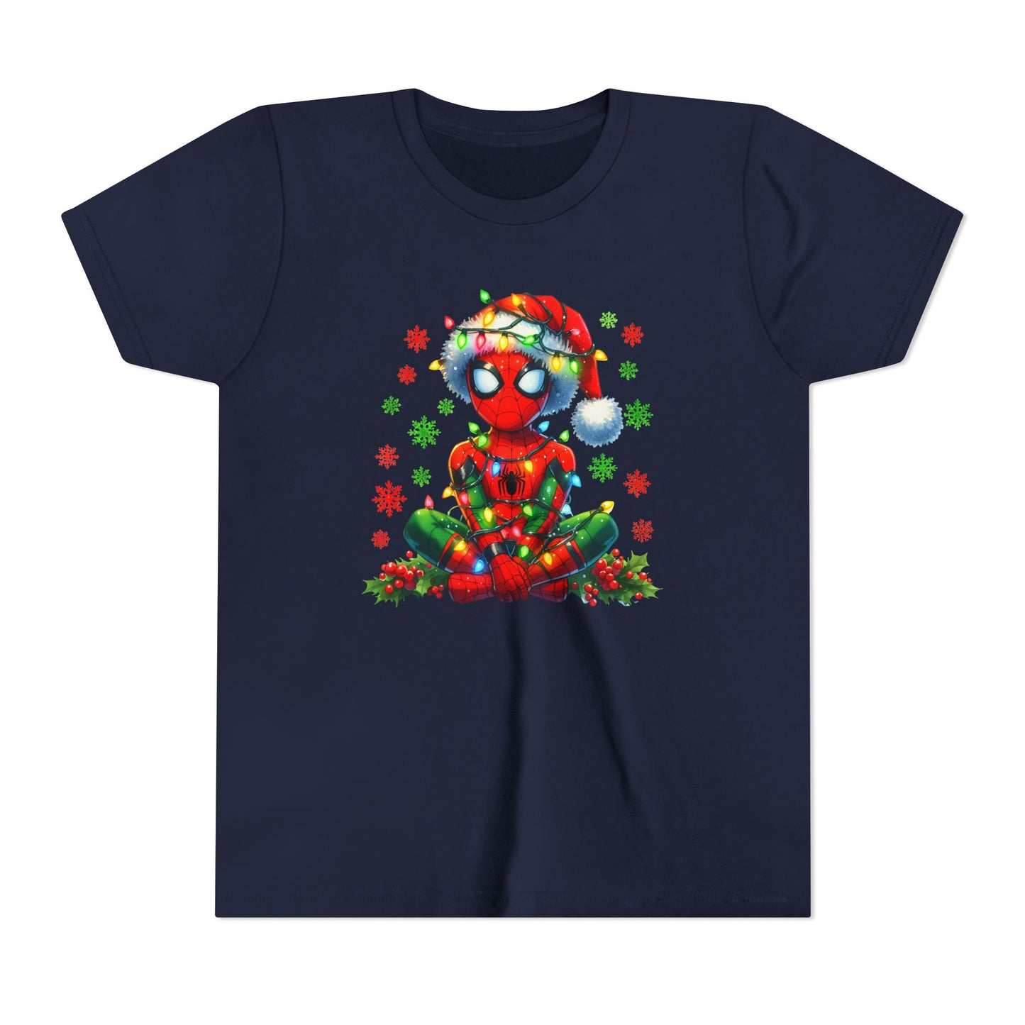 Spidey Christmas Youth Short Sleeve Tee