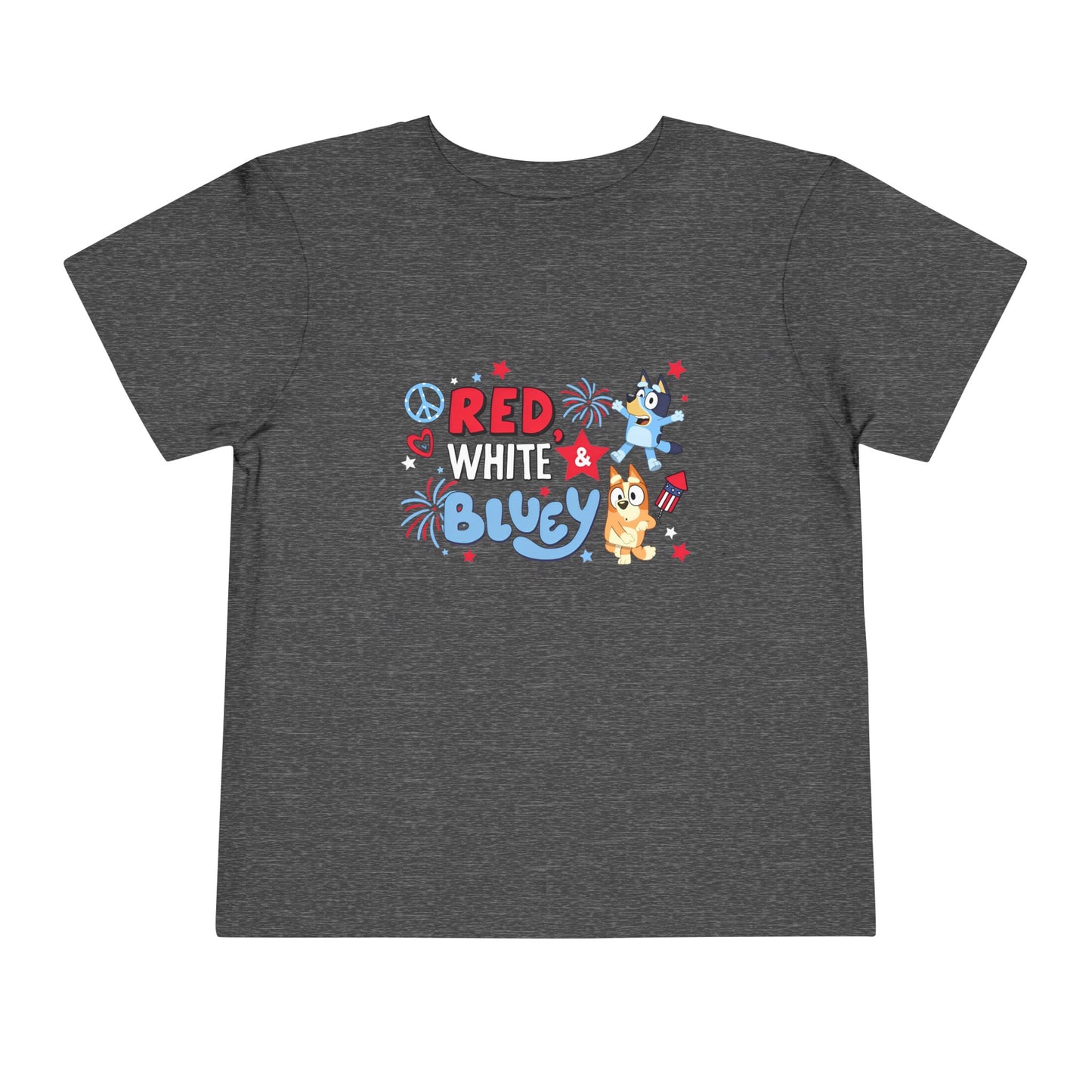 Red, White & Bluey Toddler Short Sleeve Tee