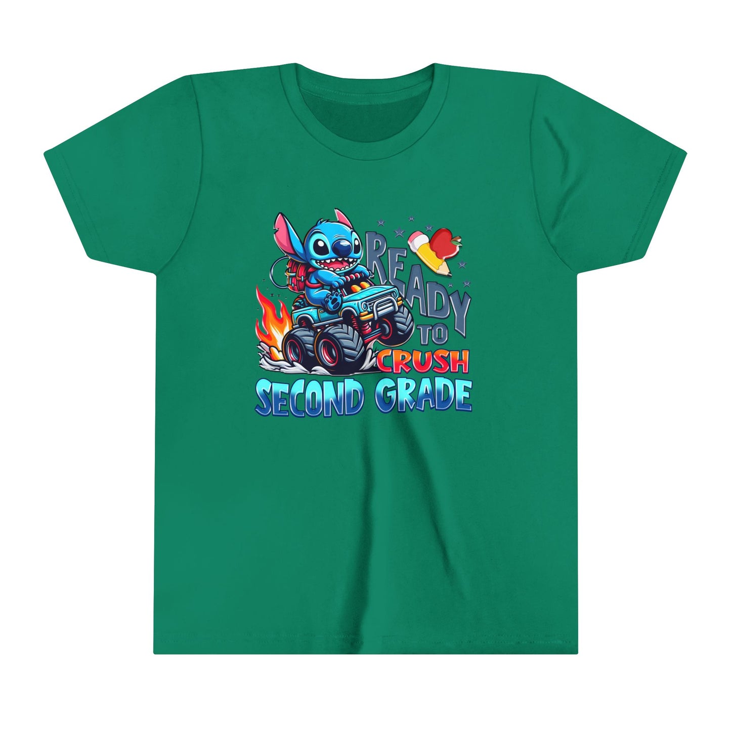 Ready to Crush Second Grade Youth Short Sleeve Tee