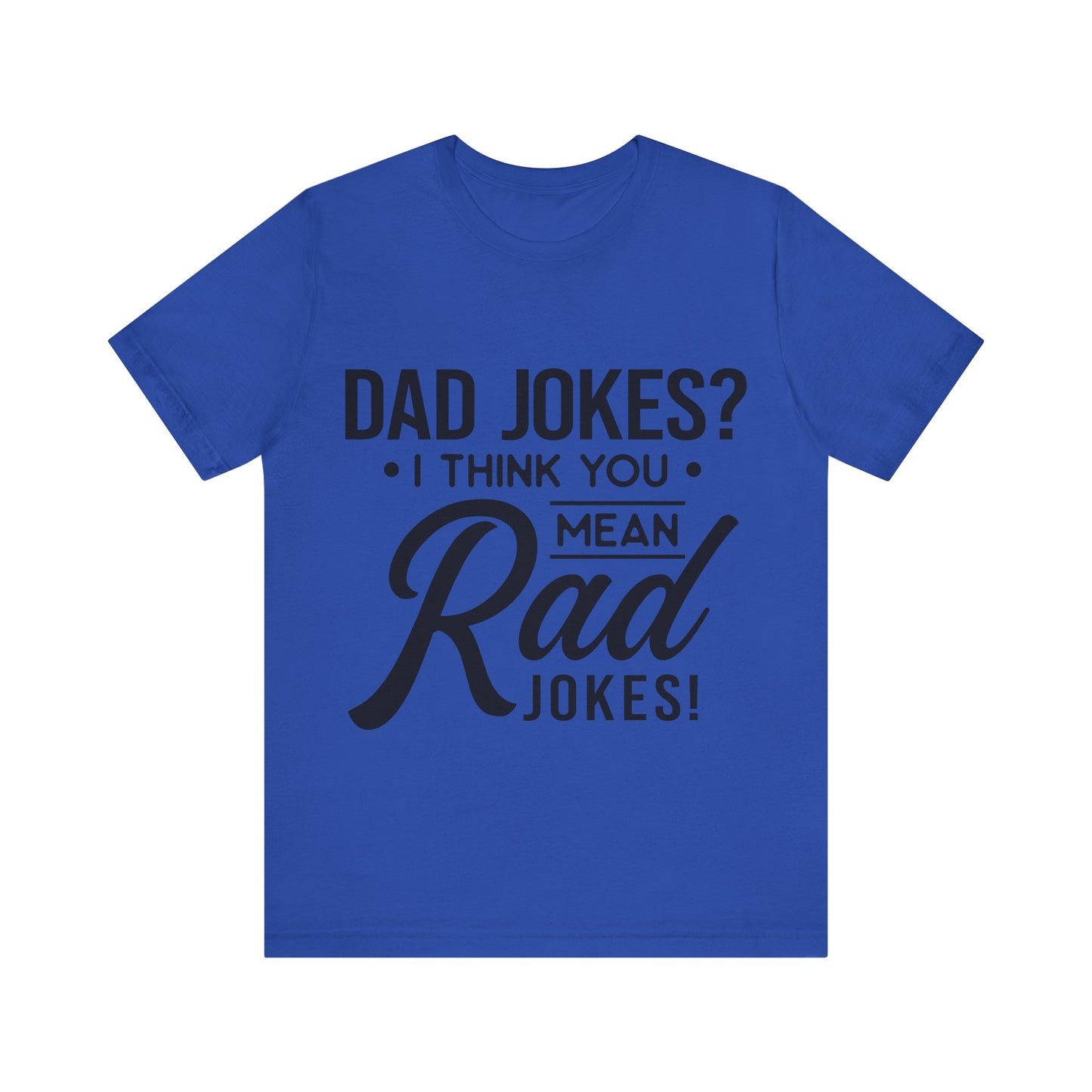 Dad Jokes Jersey Short Sleeve Tee