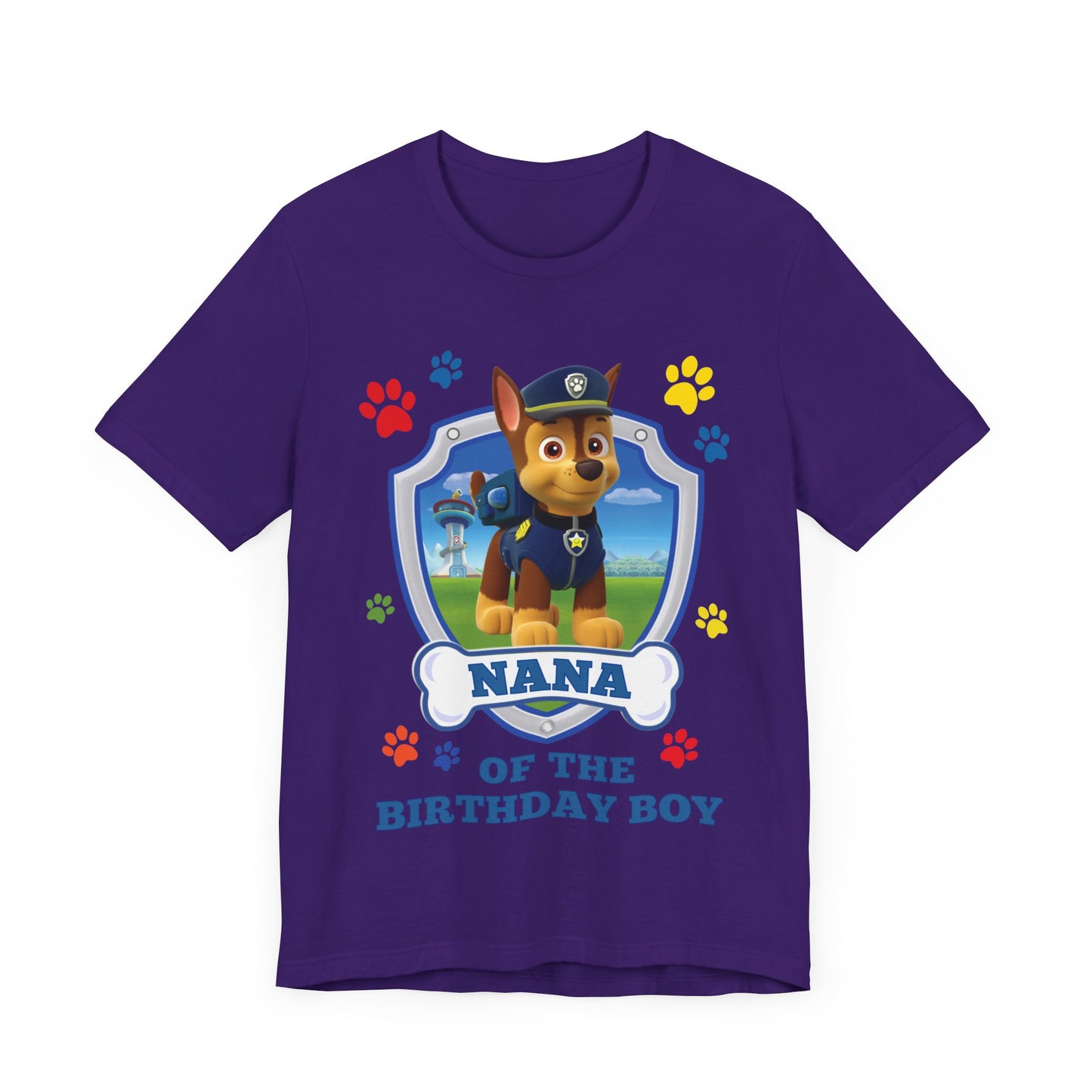 Nana for the Birthday Boy Jersey Short Sleeve Tee
