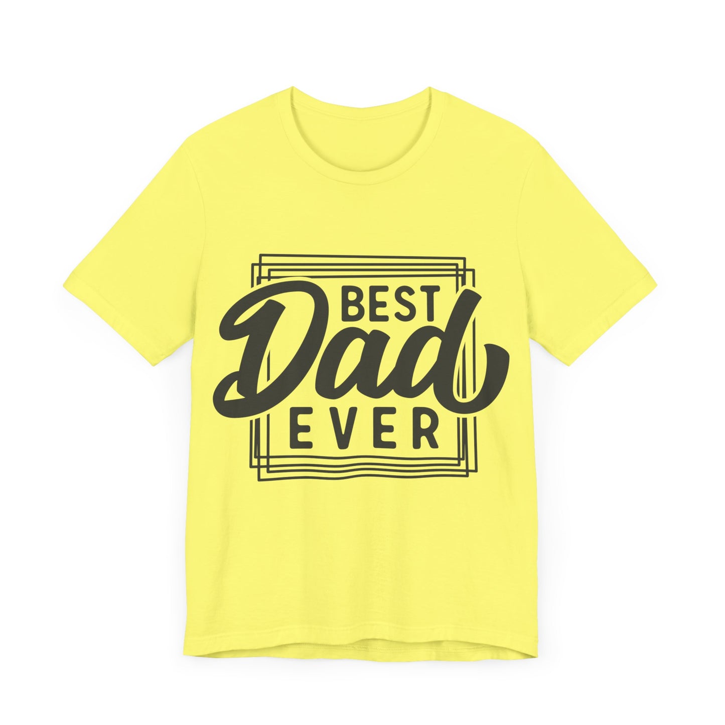 Best Dad Ever Jersey Short Sleeve Tee