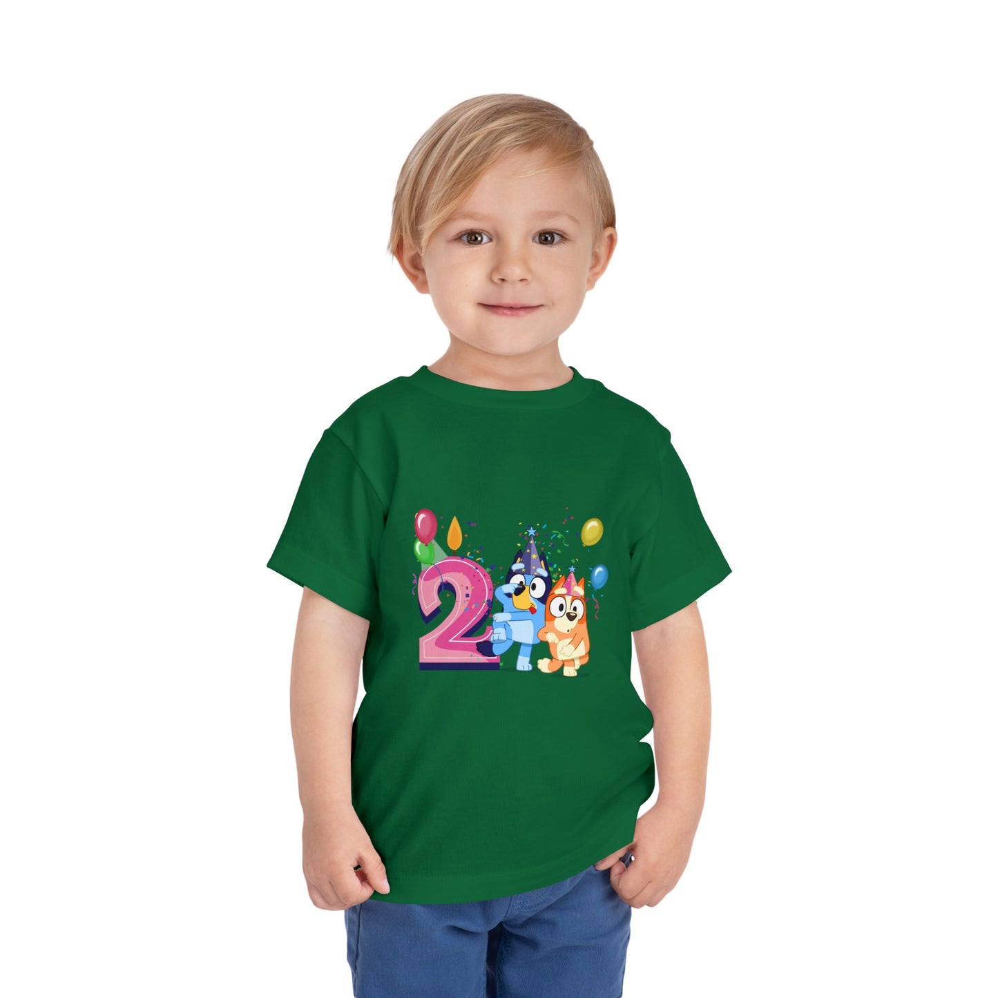 2nd Birthday Toddler Short Sleeve Tee