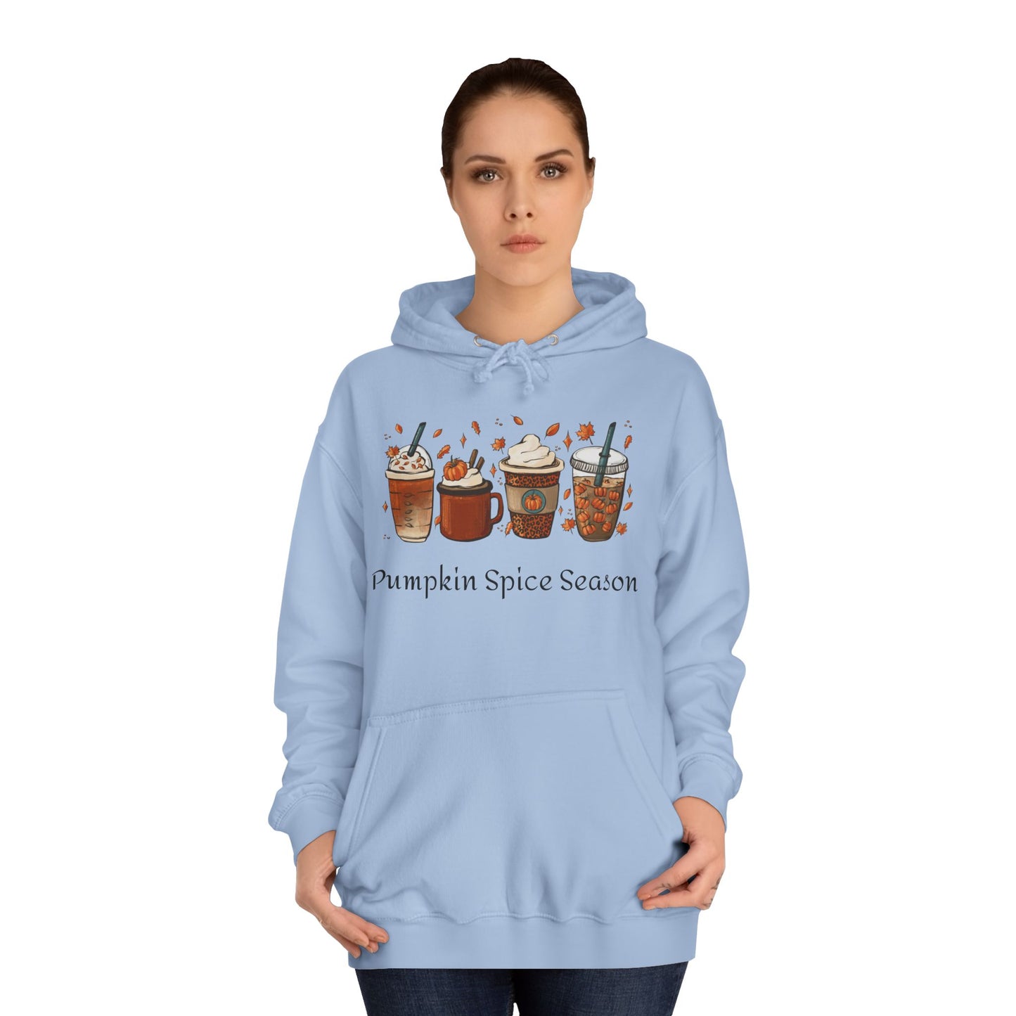 Pumpkin Spice Season College Hoodie