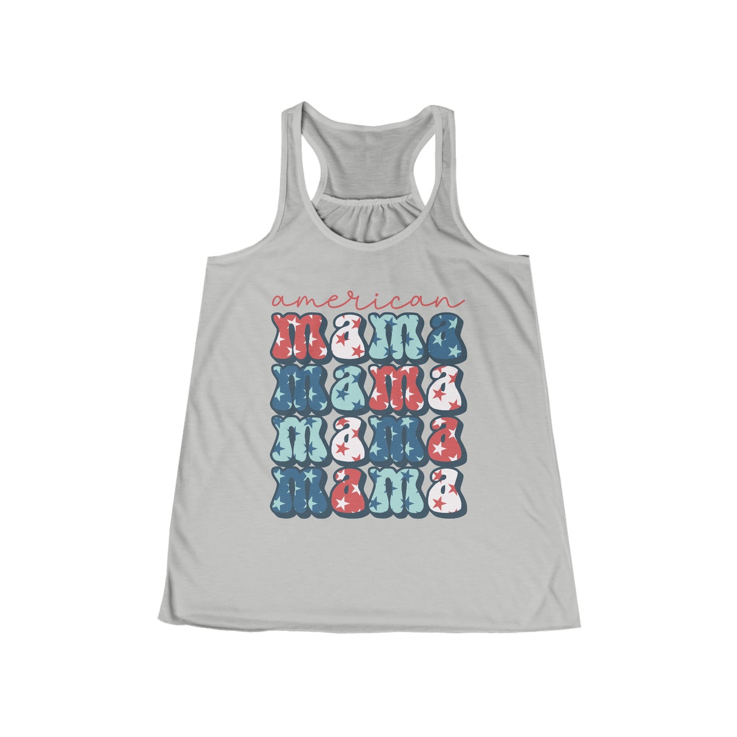 American Mama Women's Flowy Racerback Tank
