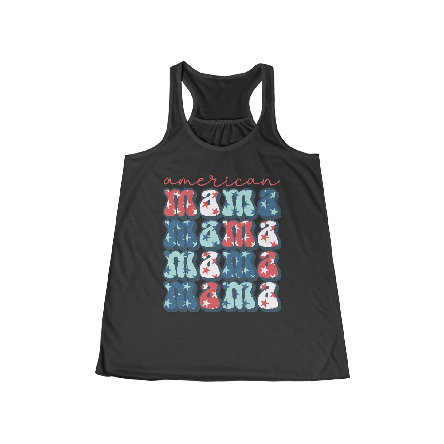 American Mama Women's Flowy Racerback Tank