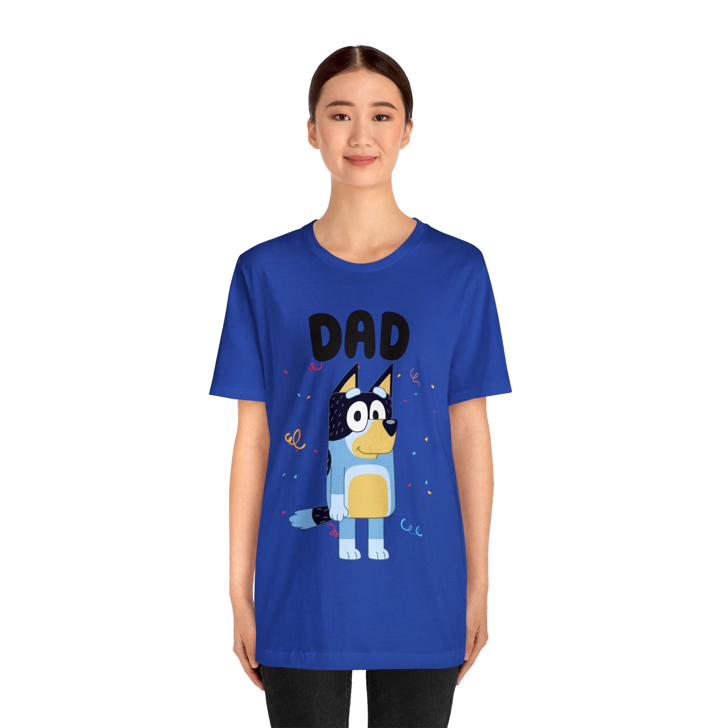 Dad Bluey Birthday Short sleeve Tshirt