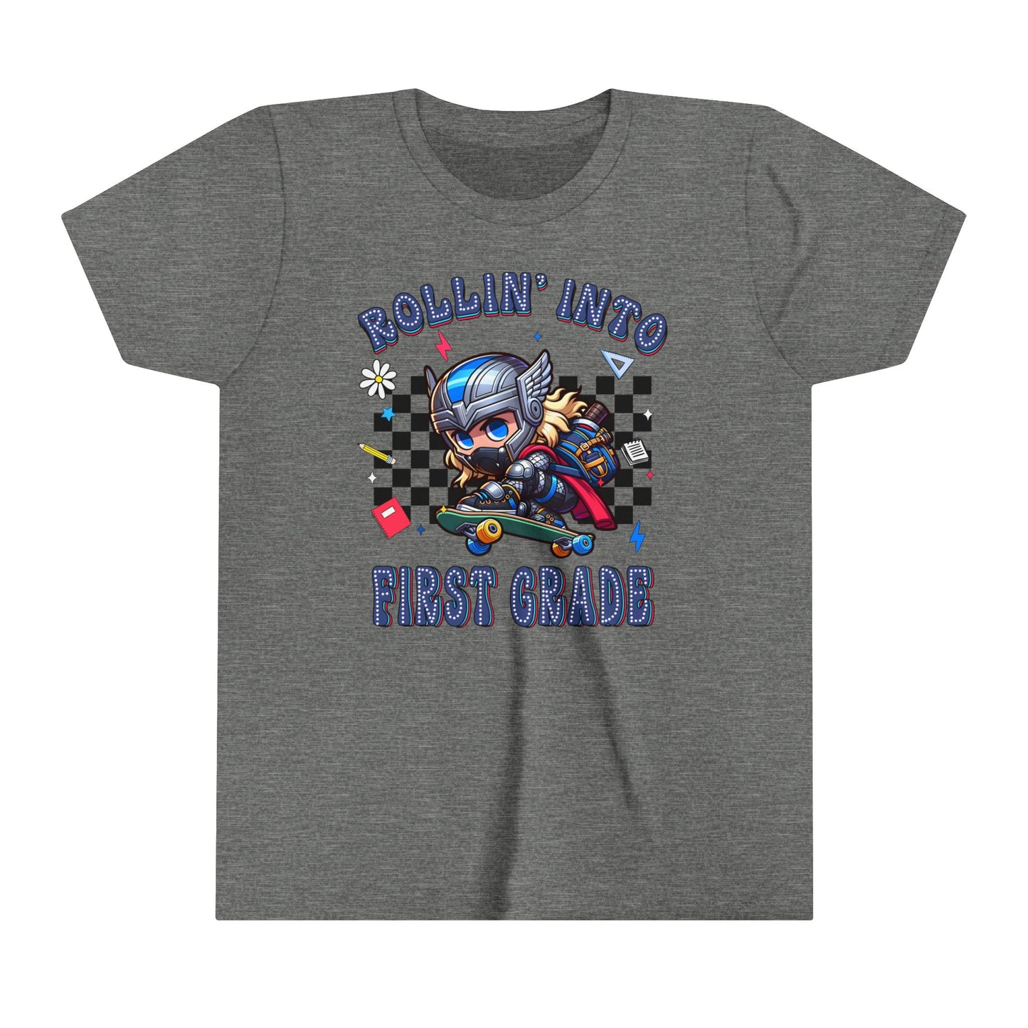 THOR - Rollin' Into 1st Grade Youth Short Sleeve Tee