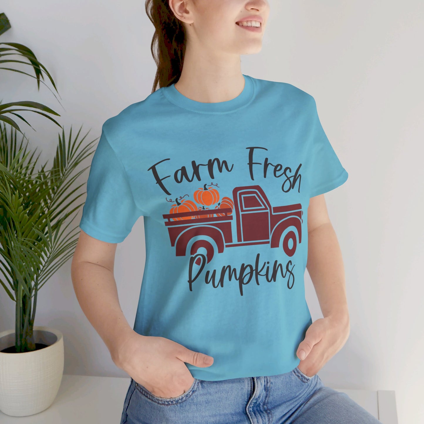 Farm Fresh Pumpkins Jersey Short Sleeve Tee