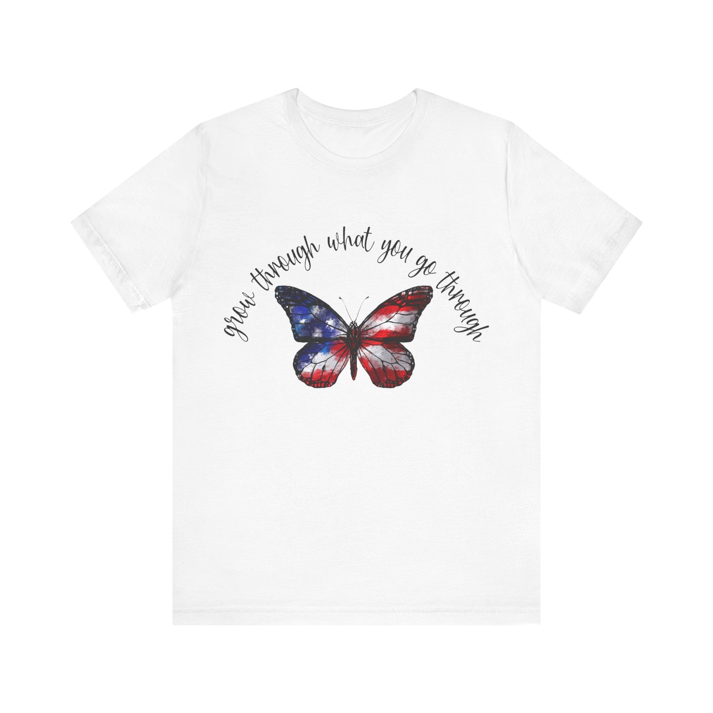 Grow Through What You Go Through Jersey Short Sleeve Tee