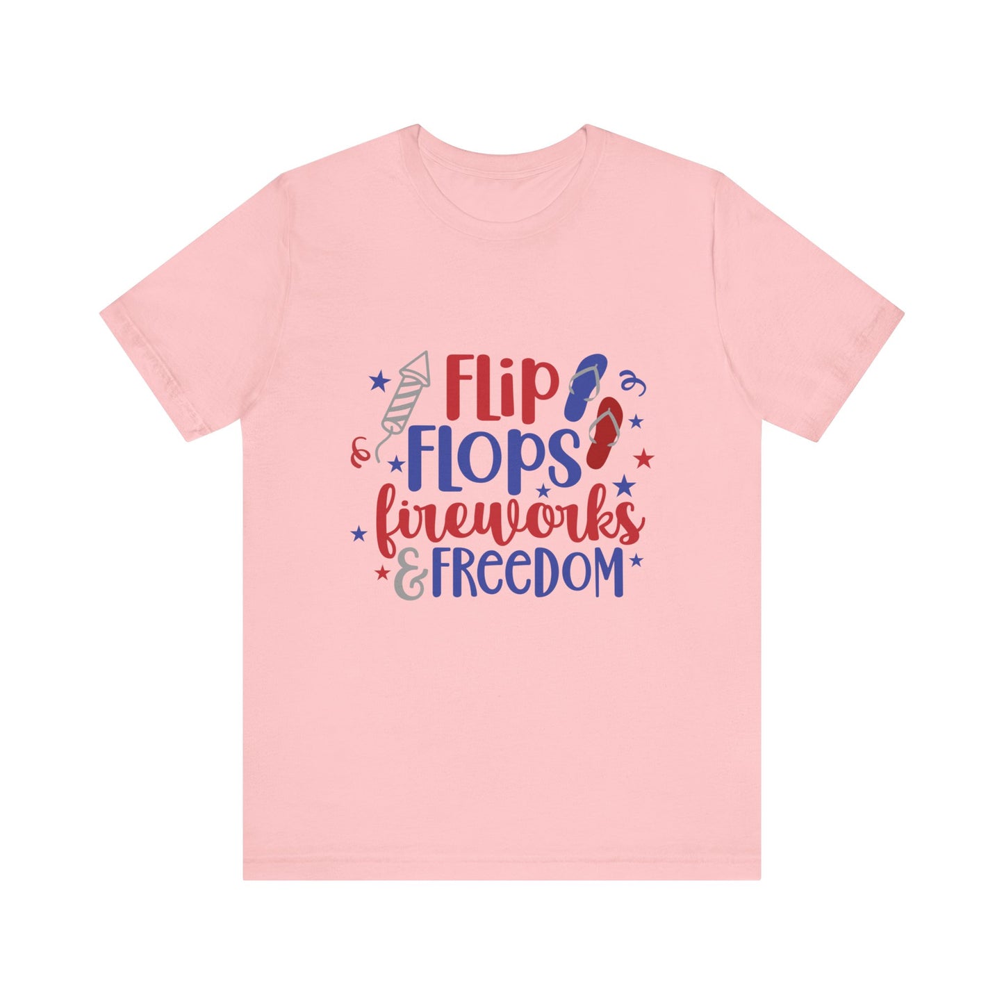 Flip Flops & Fireworks Jersey Short Sleeve Tee
