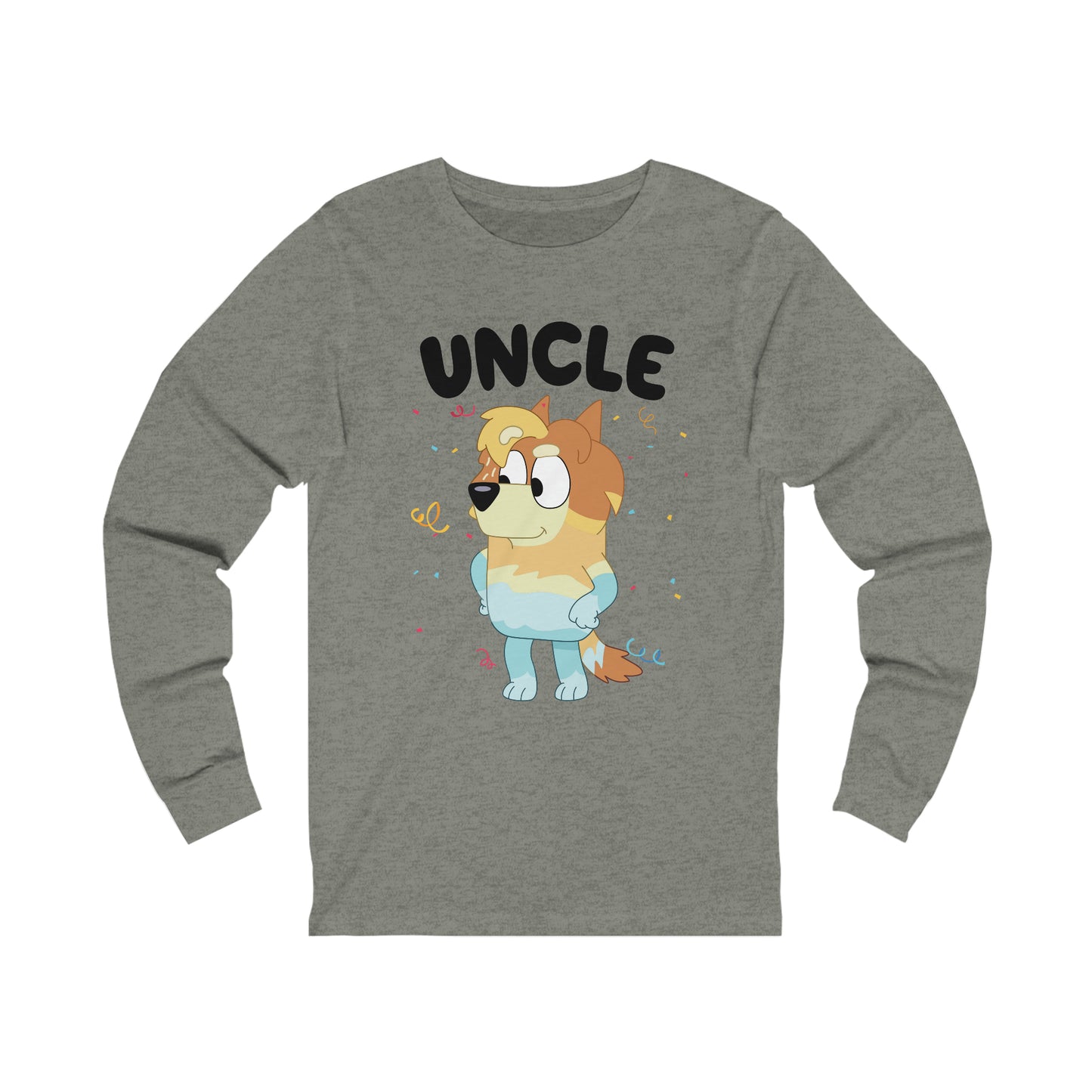 Uncle Bluey Birthday Long sleeve Tshirt