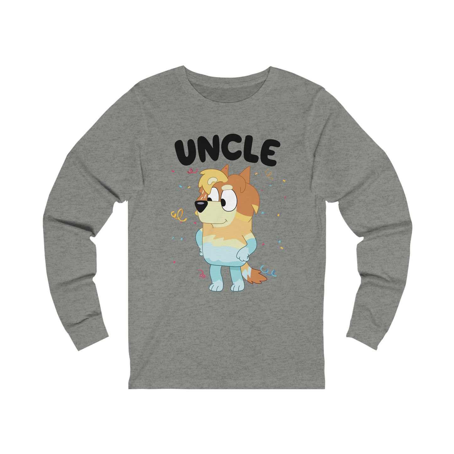 Uncle Bluey Birthday Long sleeve Tshirt