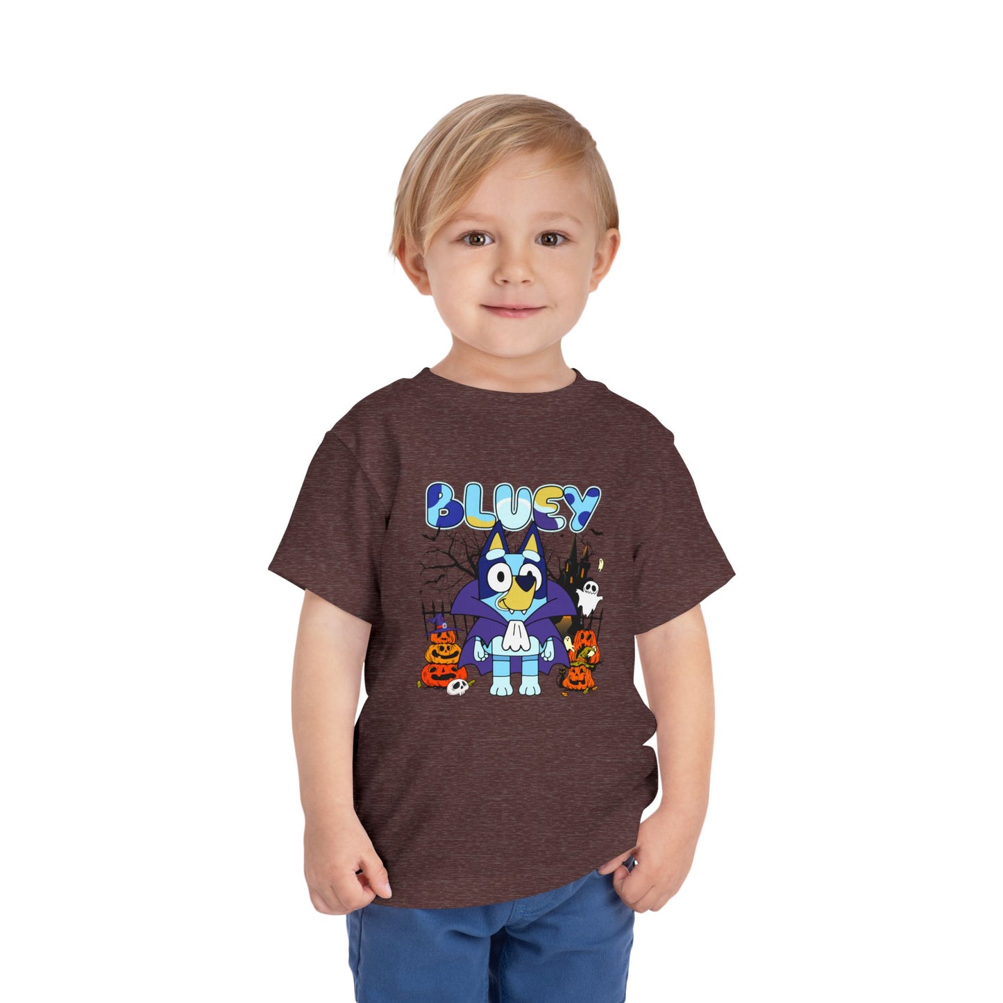 Bluey vampire Toddler Short Sleeve Tee