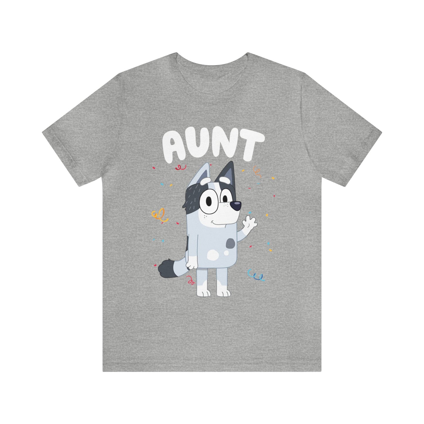 Aunt Bluey Birthday short sleeve Tshirt