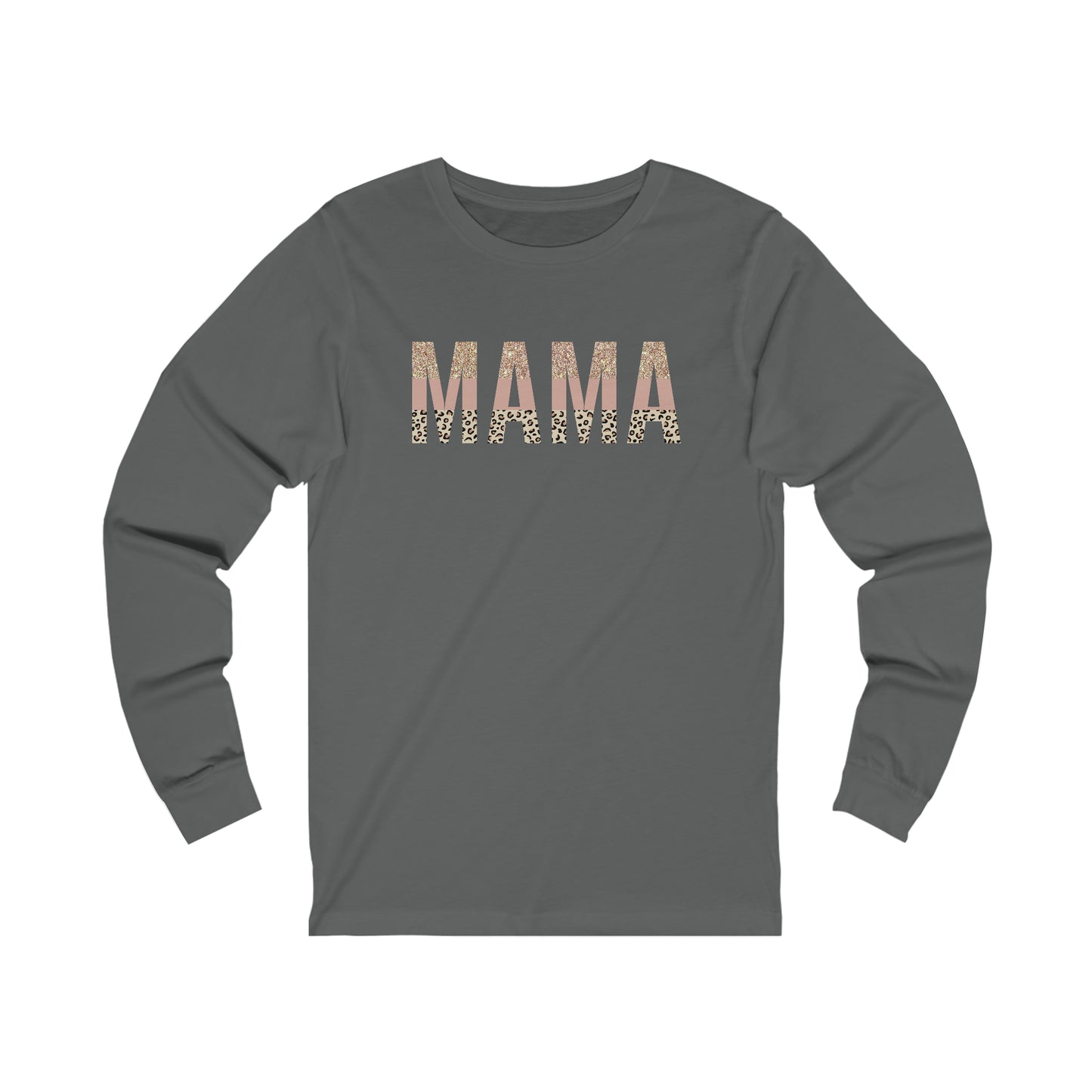 MAMA Leopard print long sleeve tshirt