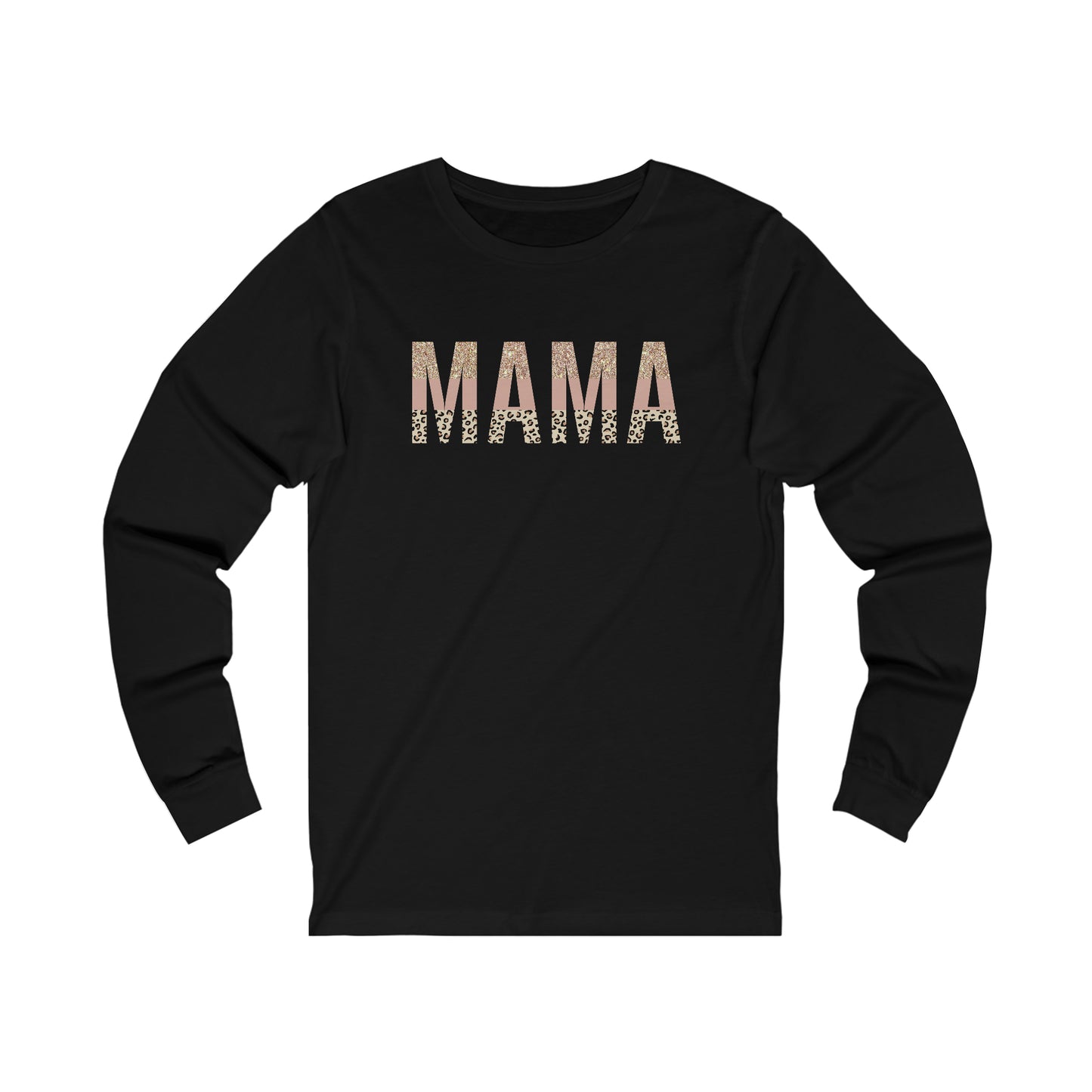 MAMA Leopard print long sleeve tshirt