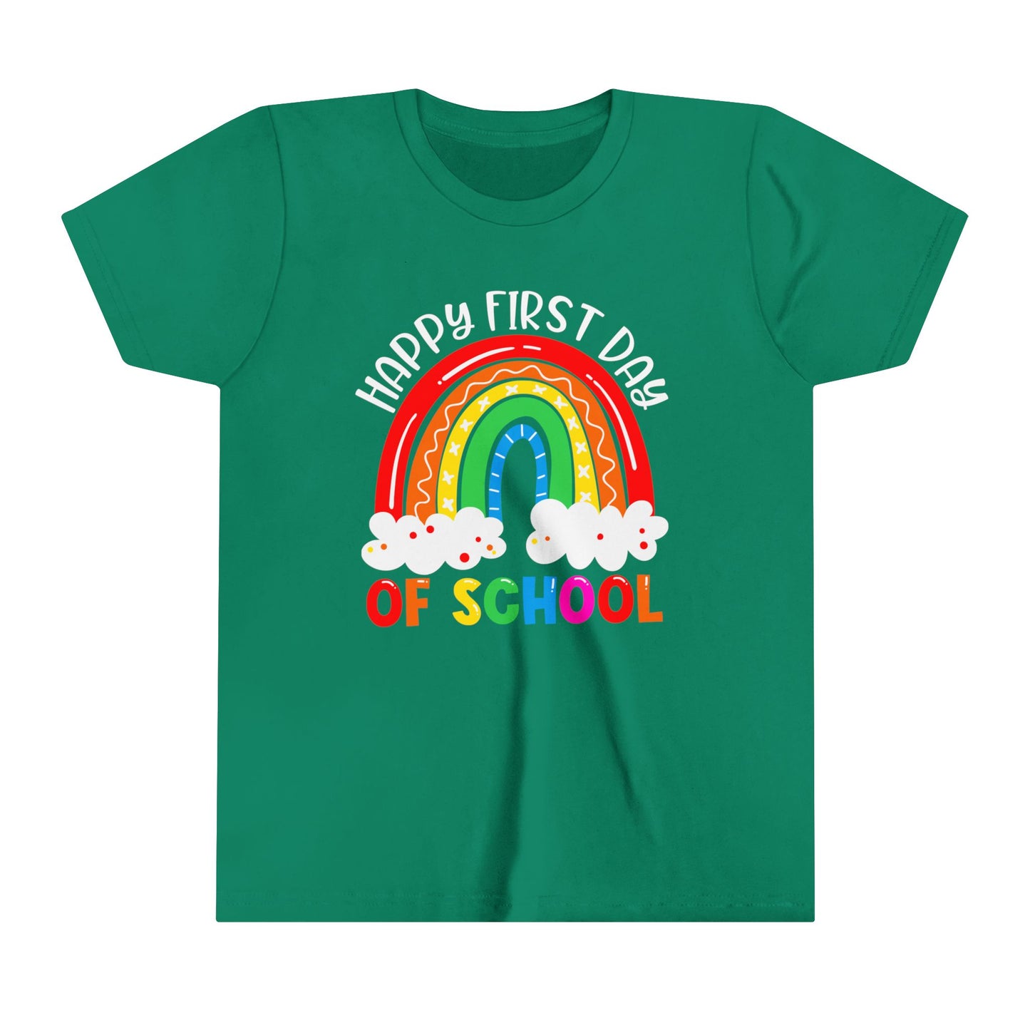 Happy First Day of School Youth Short Sleeve Tee