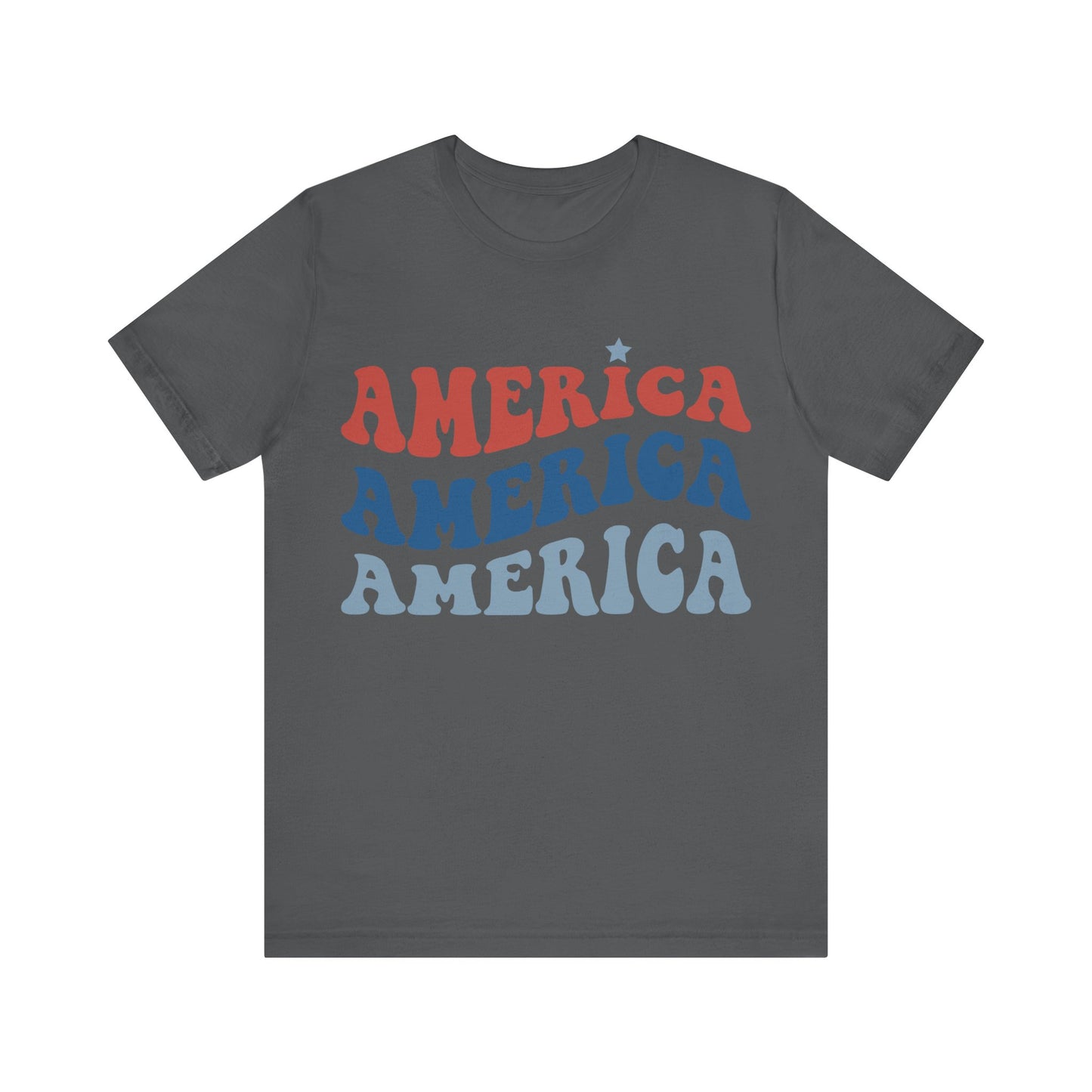 AMERICA Jersey Short Sleeve Tee