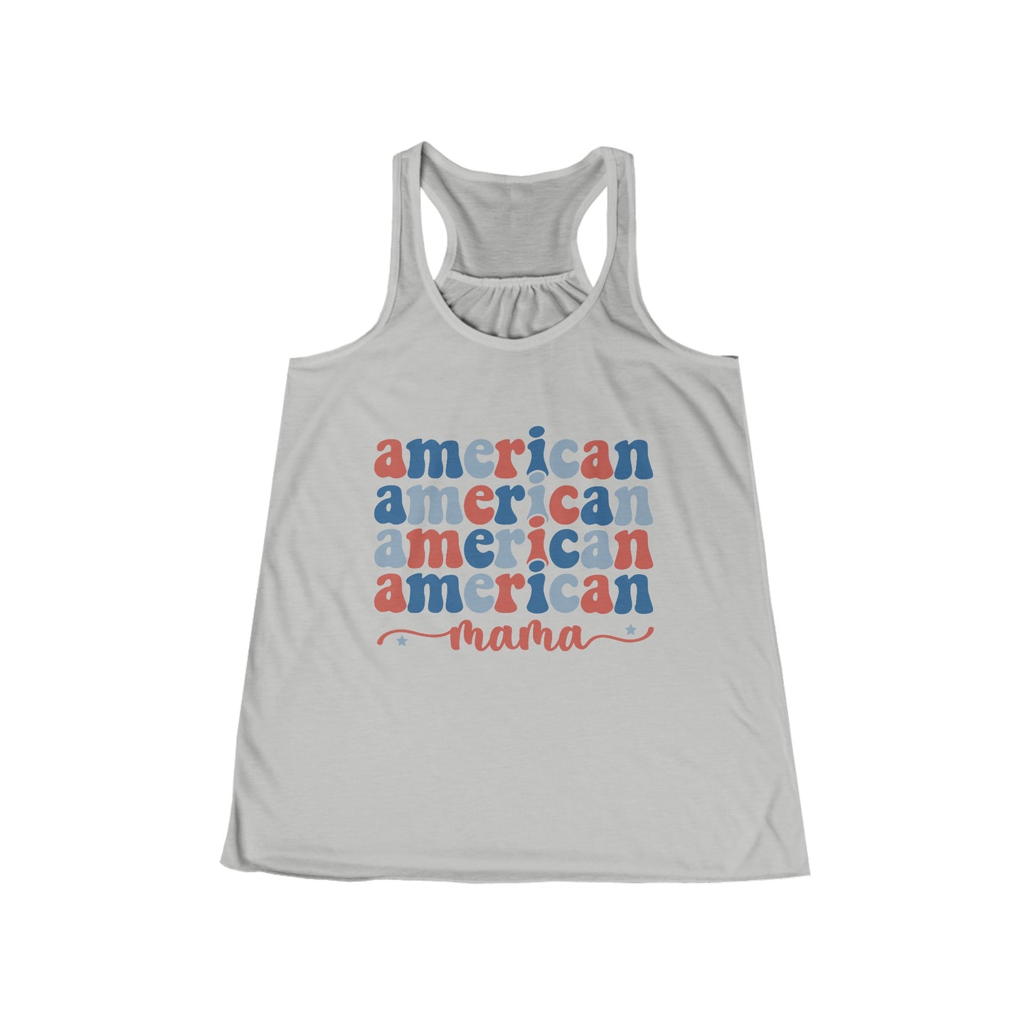 American Mama Women's Flowy Racerback Tank