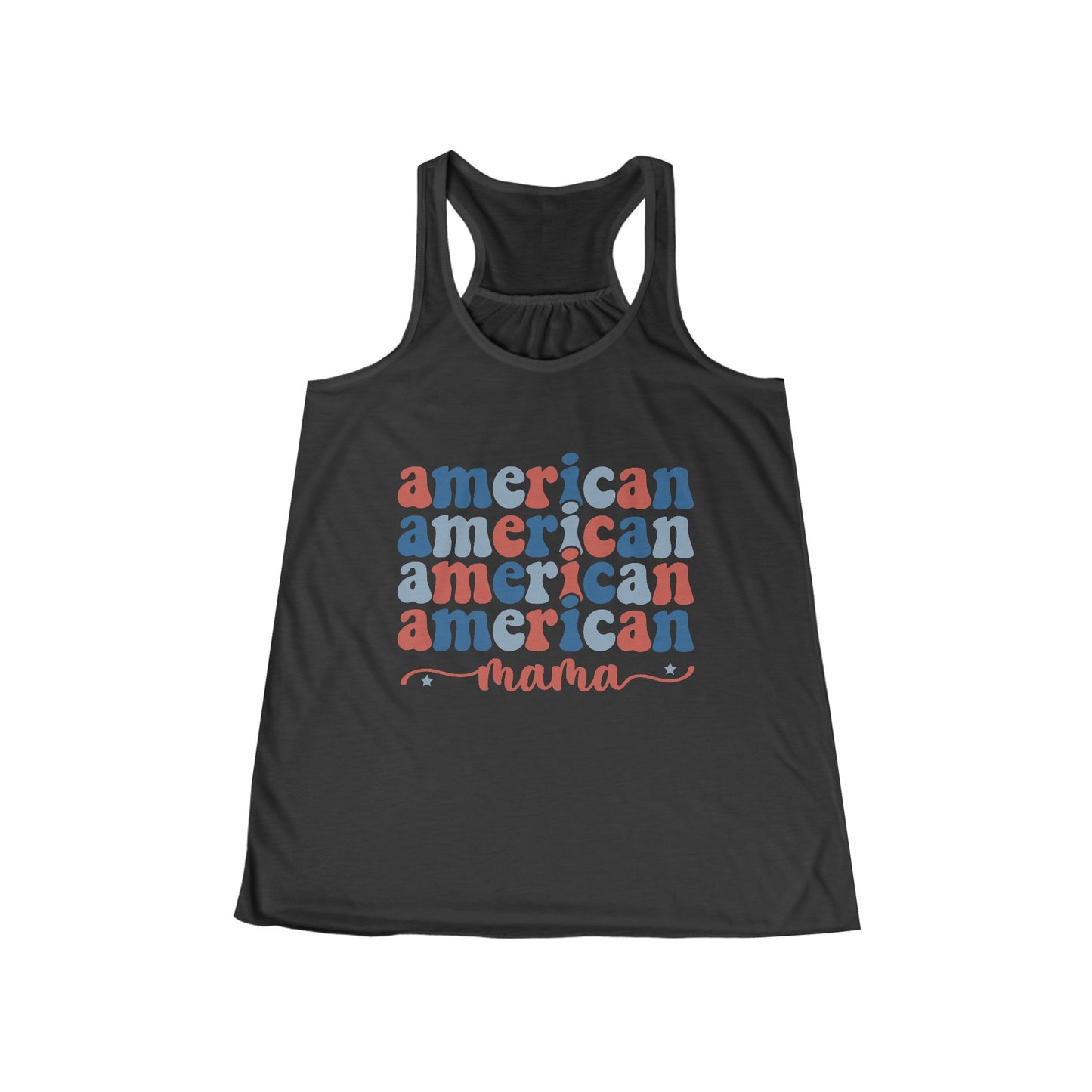 American Mama Women's Flowy Racerback Tank
