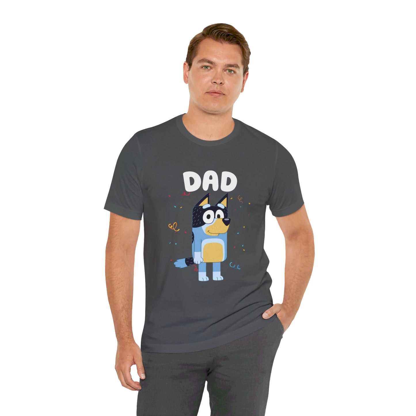 Dad Bluey Birthday Short sleeve Tshirt