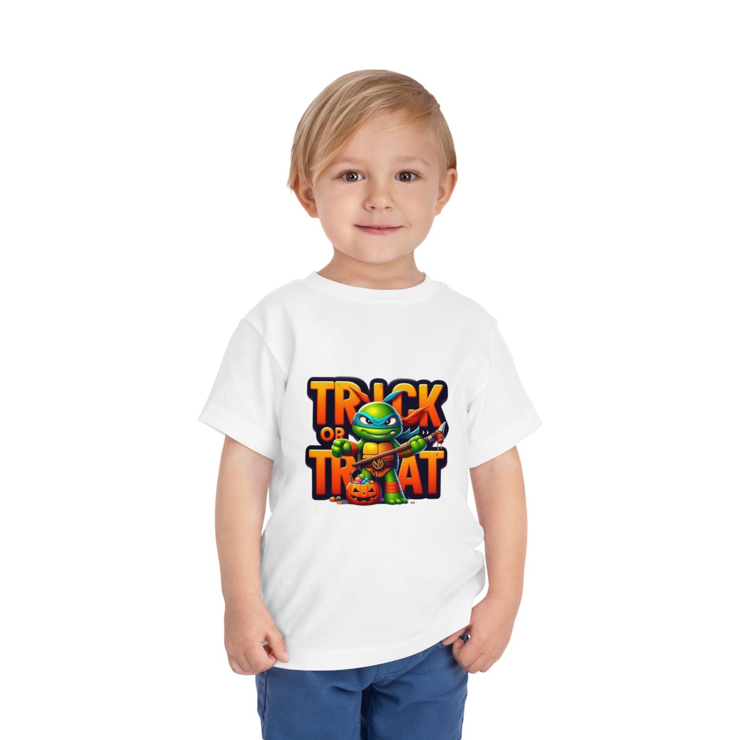 Trick or Treat Ninja Turtle Toddler Short Sleeve Tee
