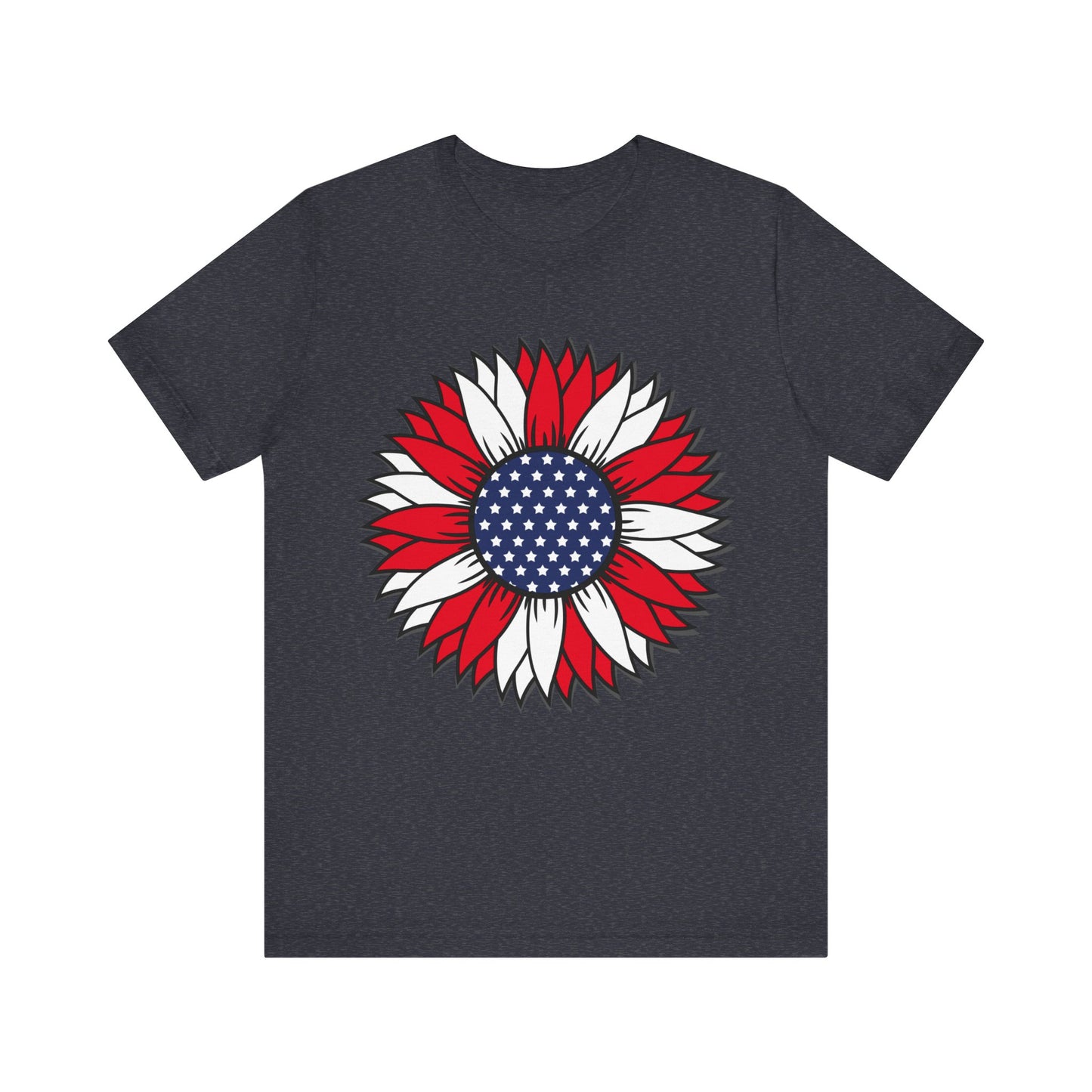 American Sunflower Jersey Short Sleeve Tee