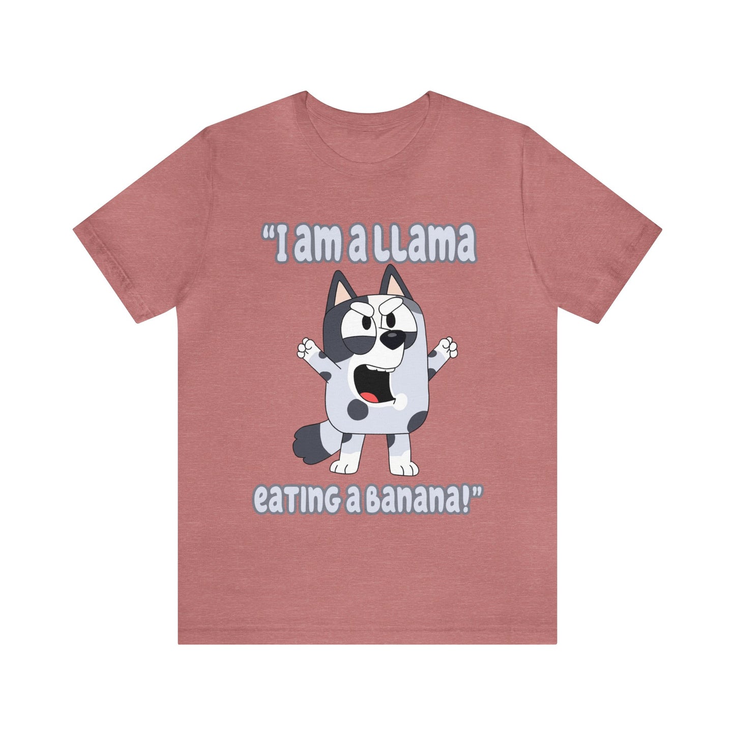 I am a llama eating a banana Short Sleeve Tshirt