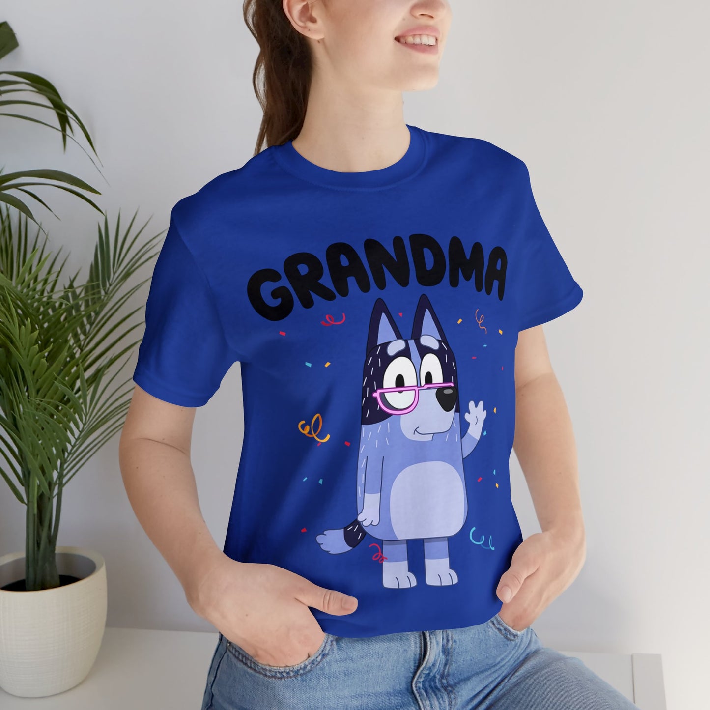 Grandma Bluey Birthday short sleeve Tshirt