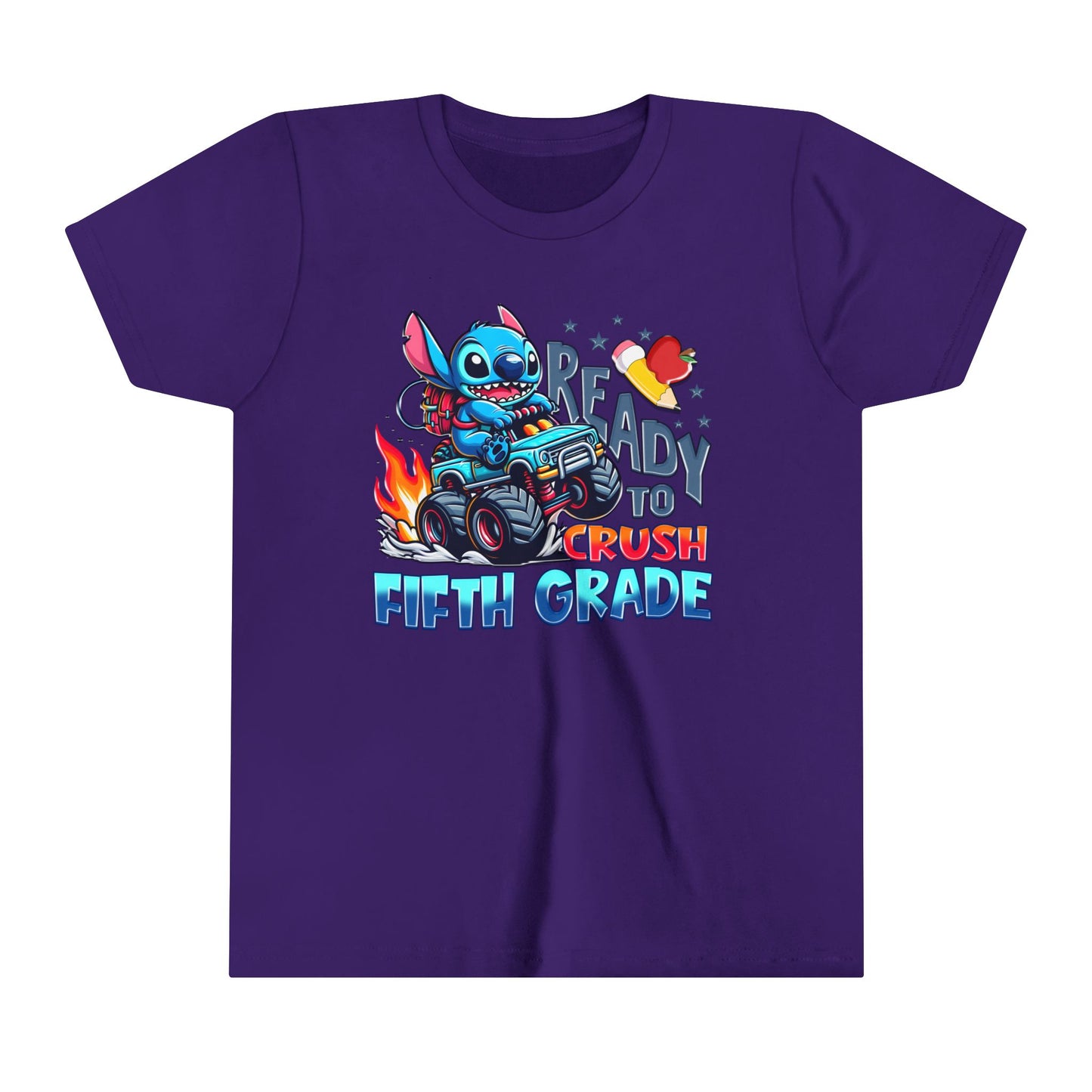 Ready to Crush Fifth Grade Youth Short Sleeve Tee