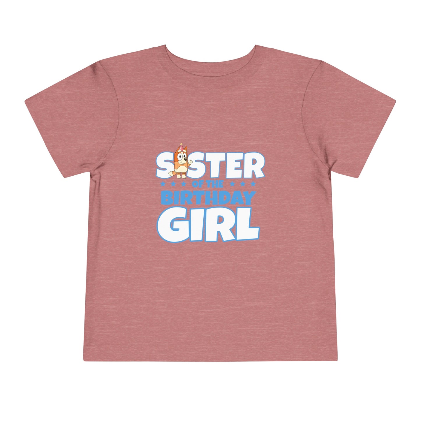 Sister of the Birthday Girl Toddler Short Sleeve Tee
