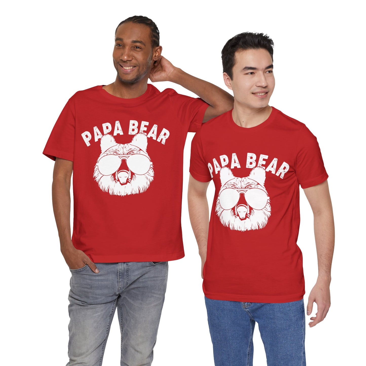 Papa Bear Jersey Short Sleeve Tee