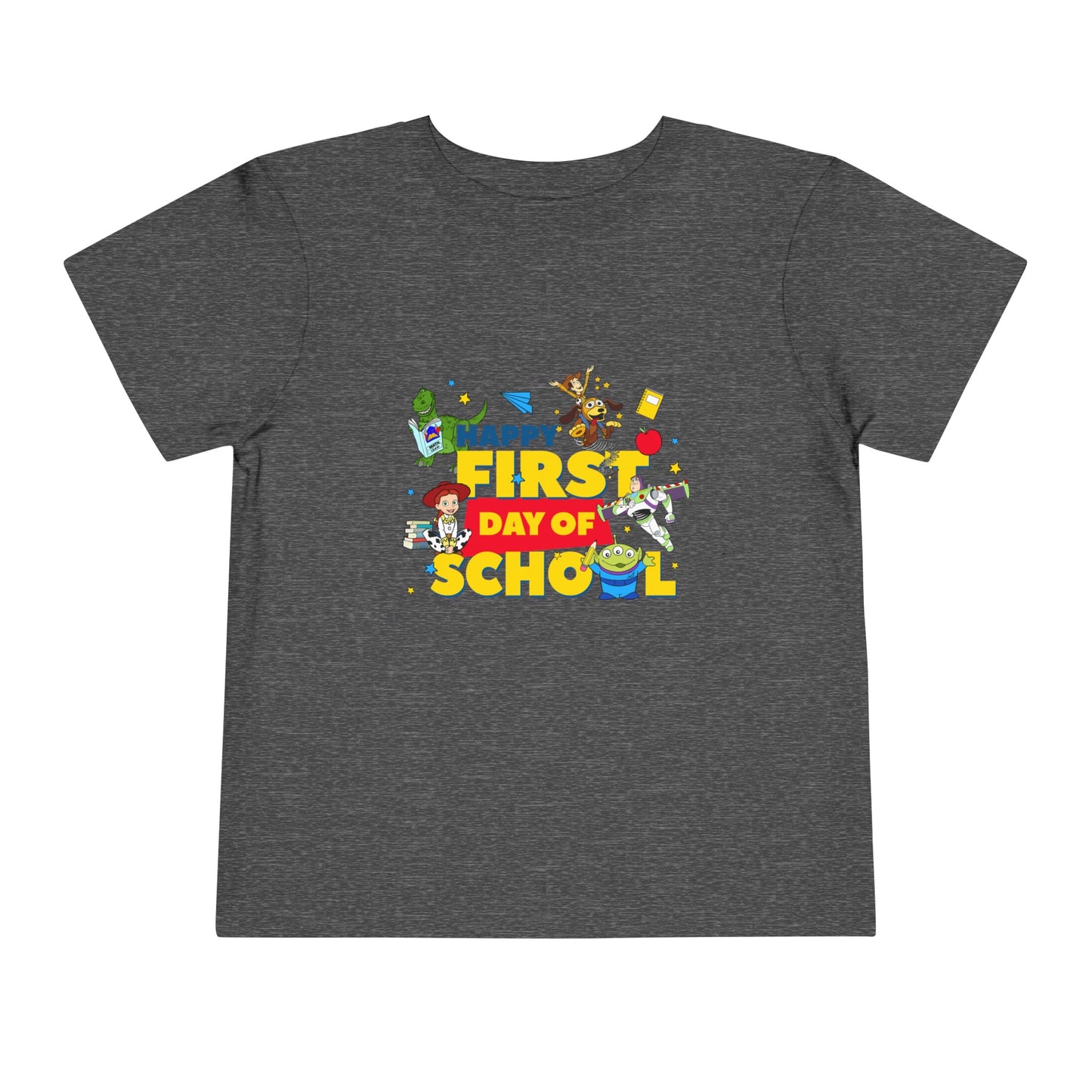Happy First Day of School Toddler Short Sleeve Tee