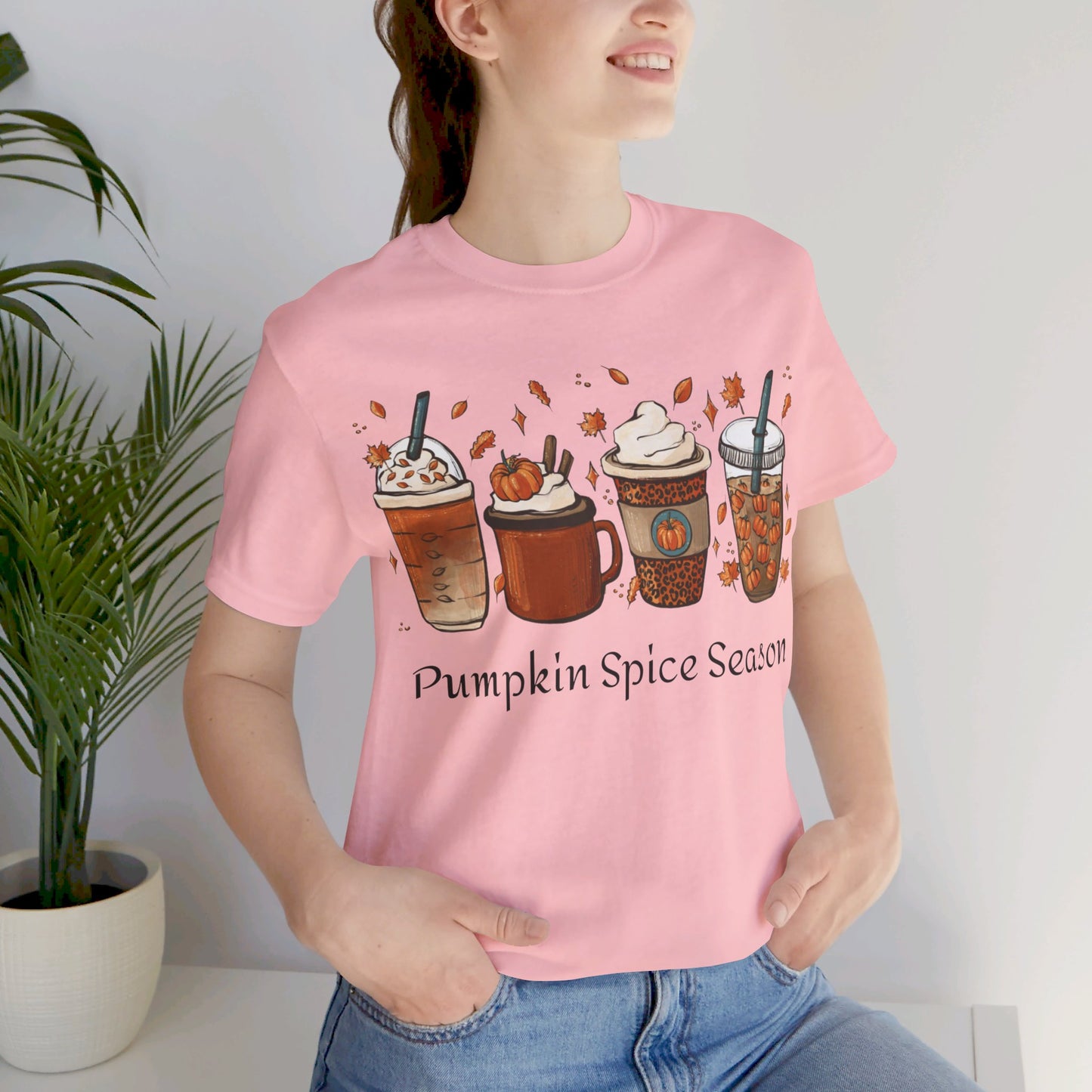 Pumpkin Spice Season Jersey Short Sleeve Tee