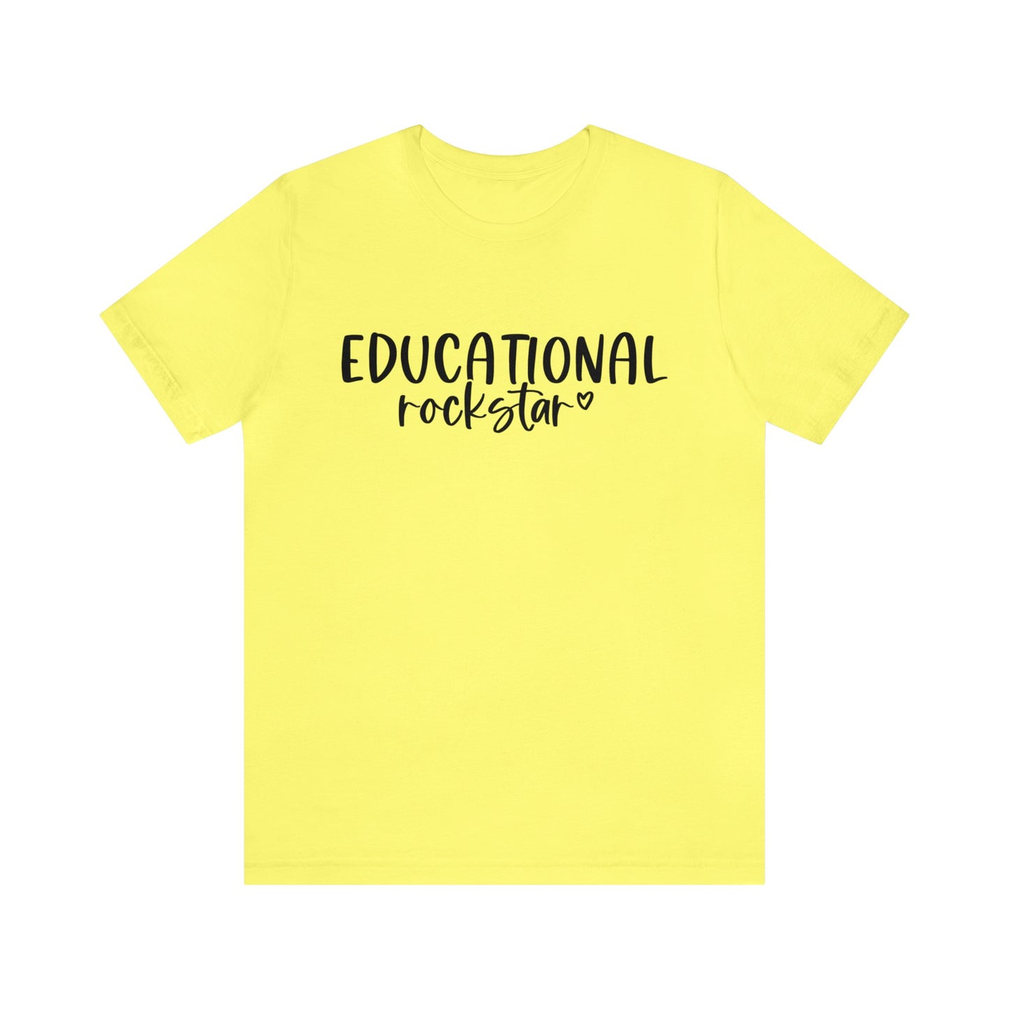 Educational rockstar Short sleeve Tshirt