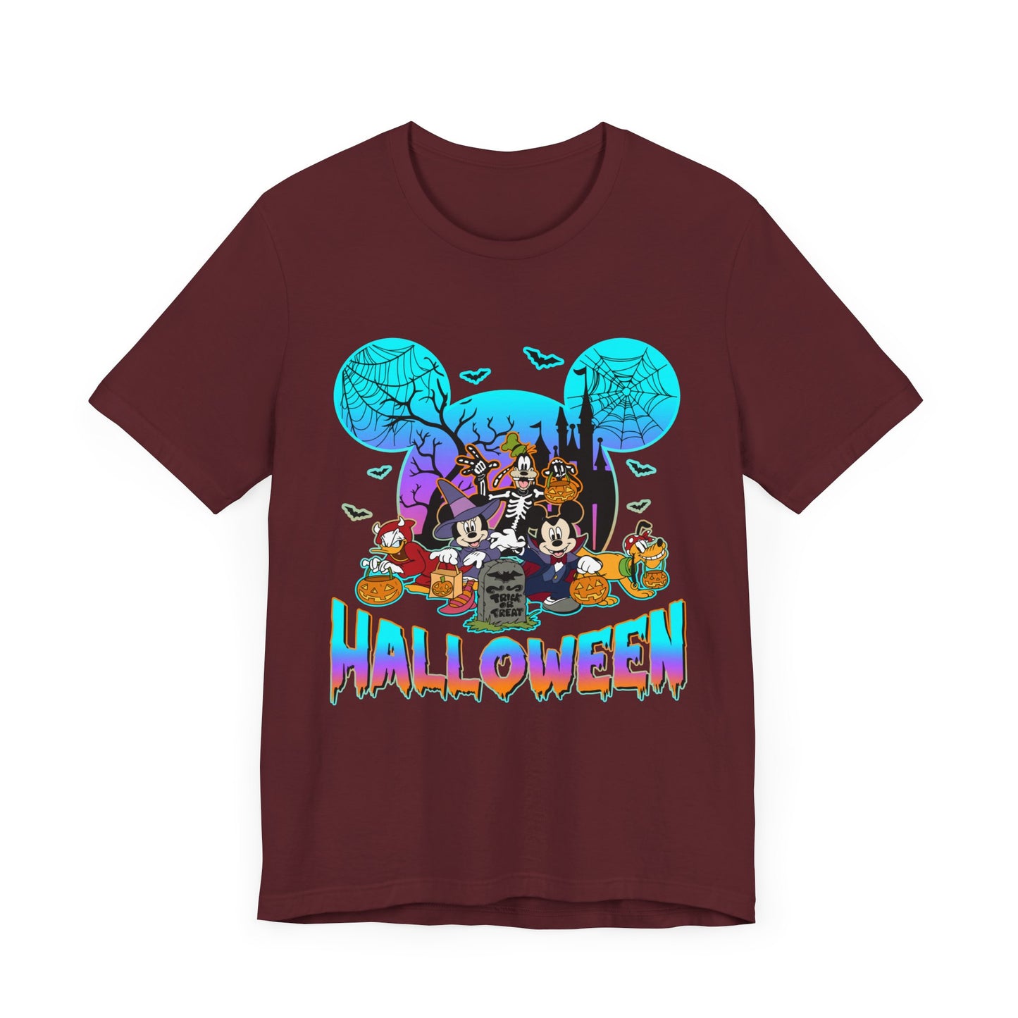 Halloween Mickey and Friends Jersey Short Sleeve Tee