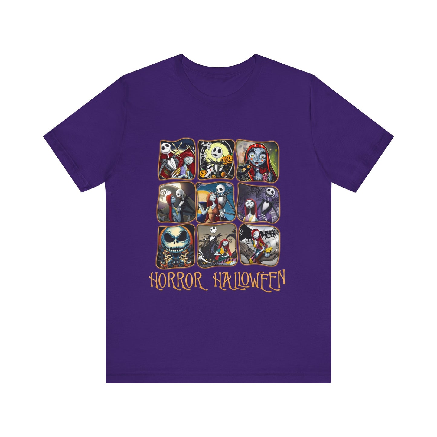 Horror Halloween Jersey Short Sleeve Tee