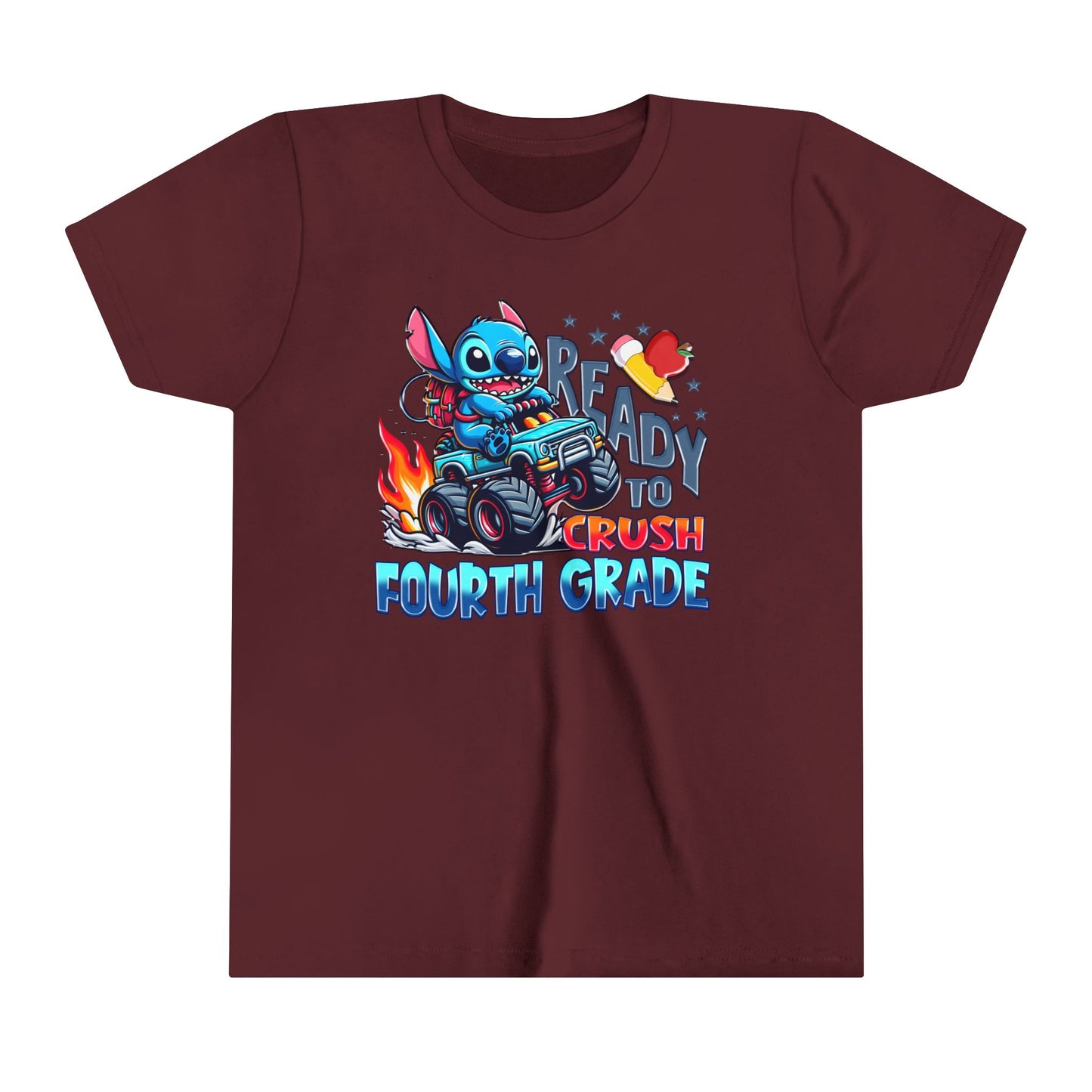 Ready to Crush Fourth Grade Youth Short Sleeve Tee
