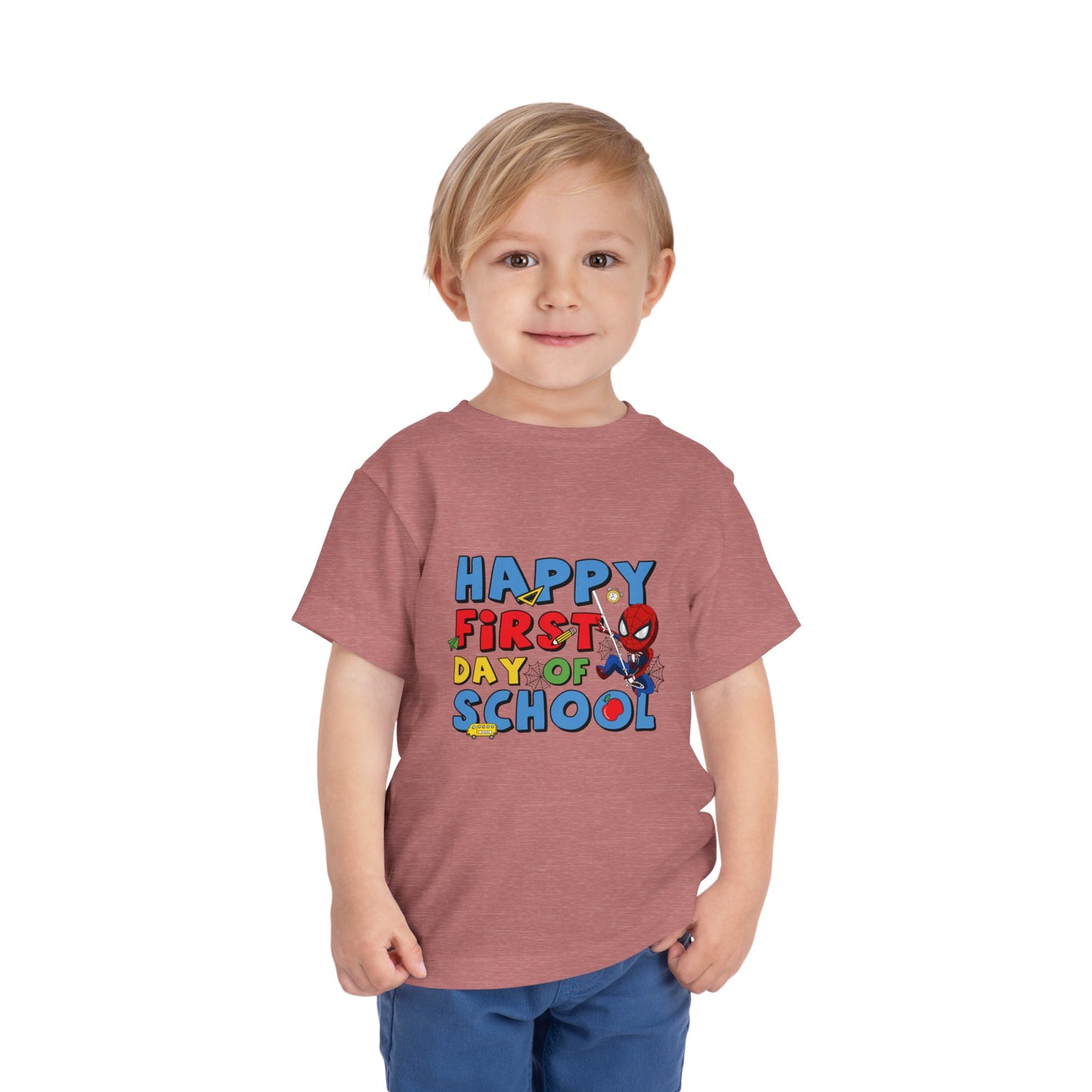 Happy First Day of School Toddler Short Sleeve Tee