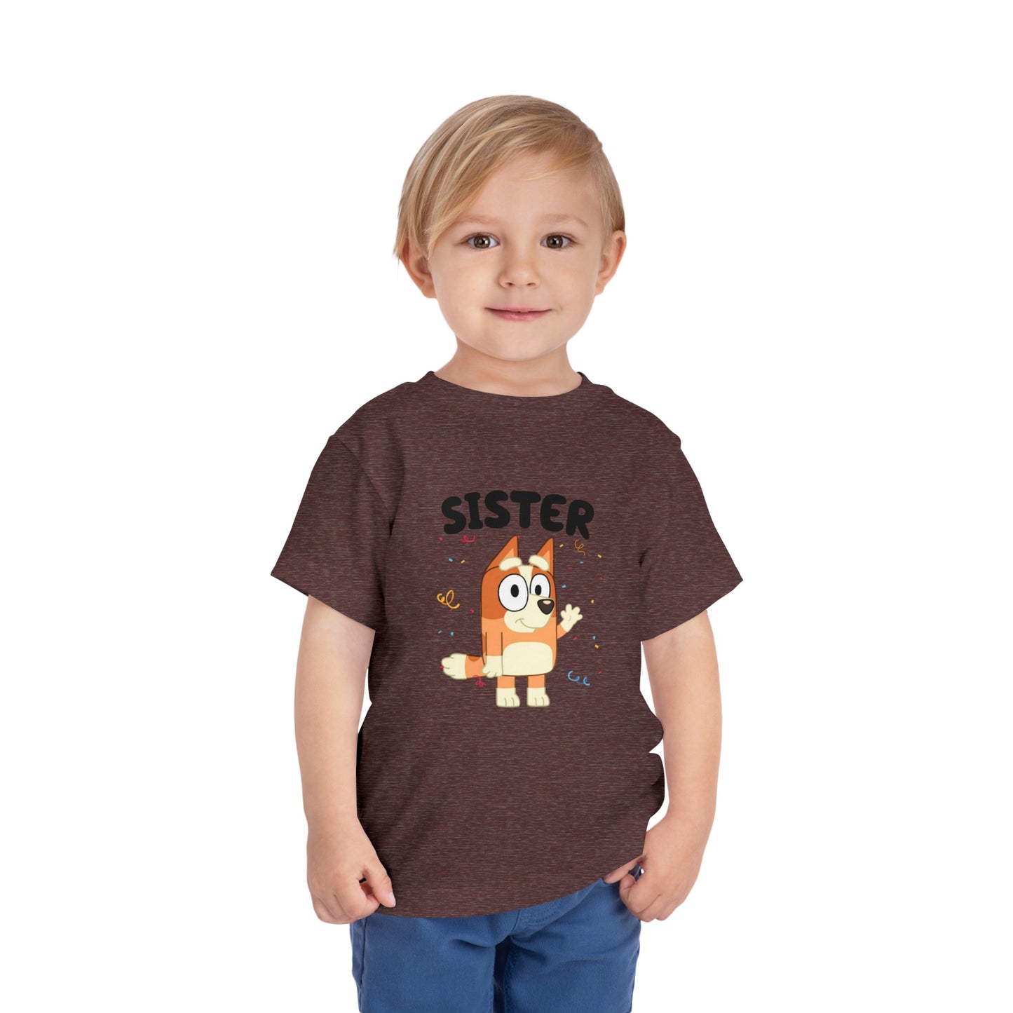 Sister Birthday Toddler Short Sleeve Tee
