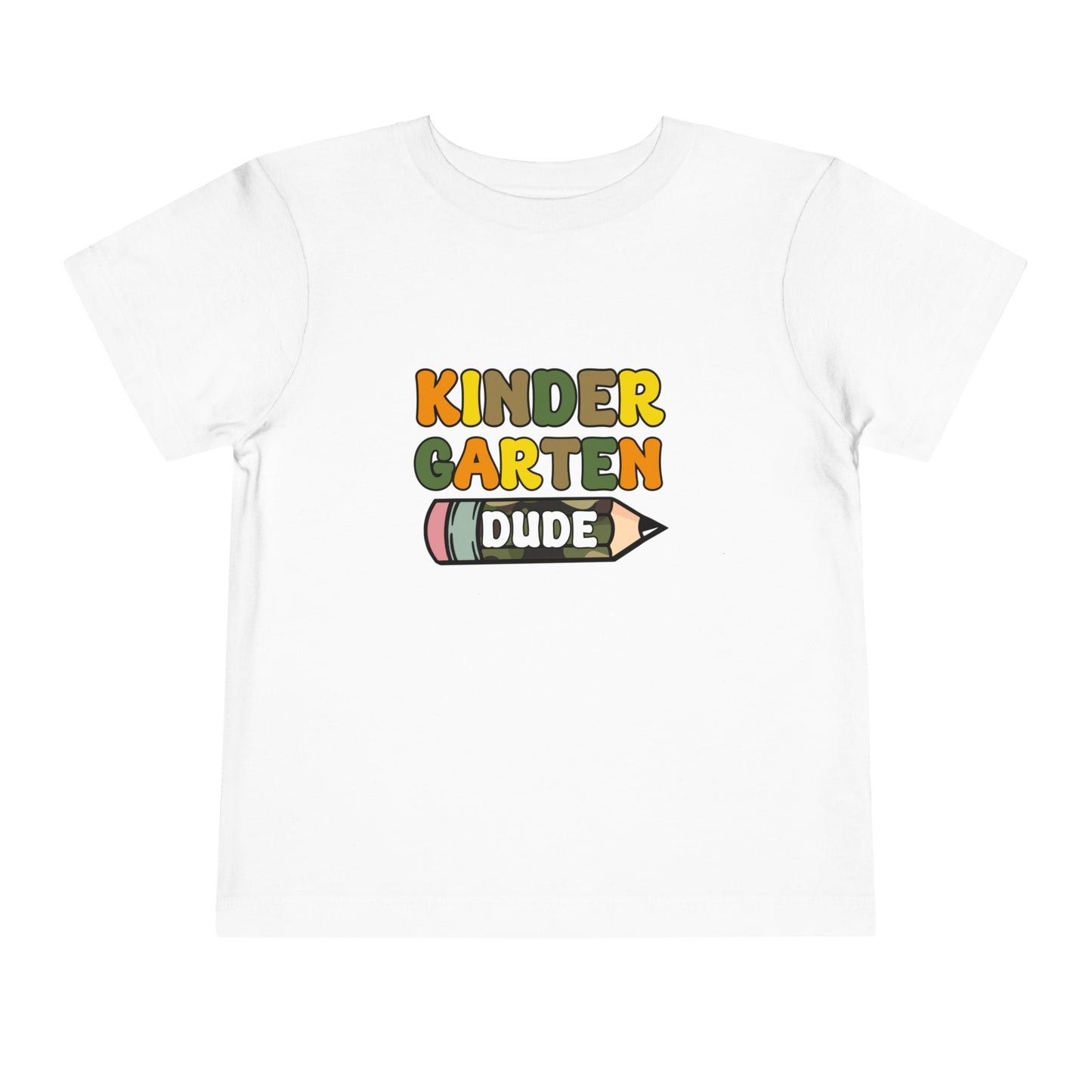 Kindergarten Dude Toddler Short Sleeve Tee