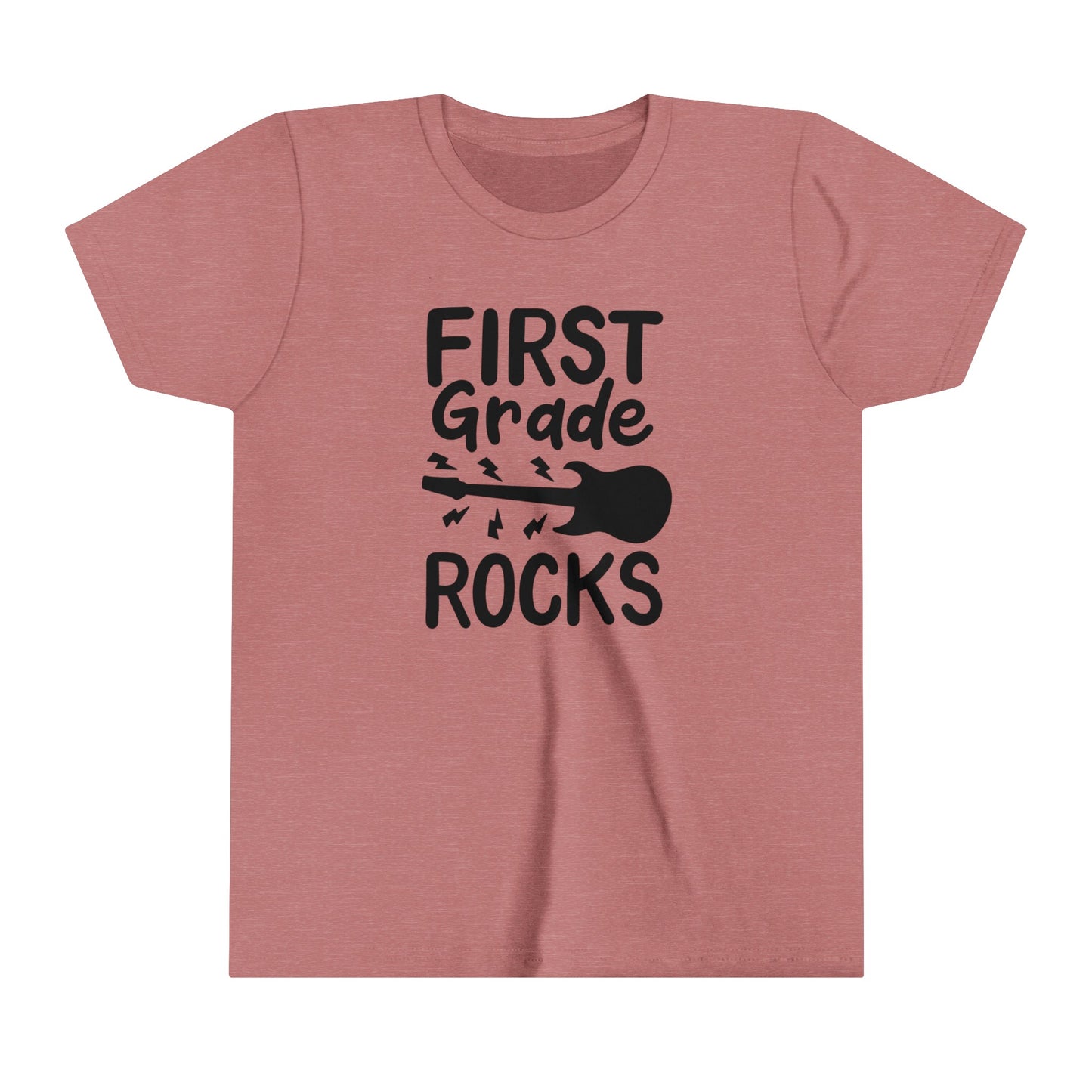 First Grade Rocks Youth Short Sleeve Tee