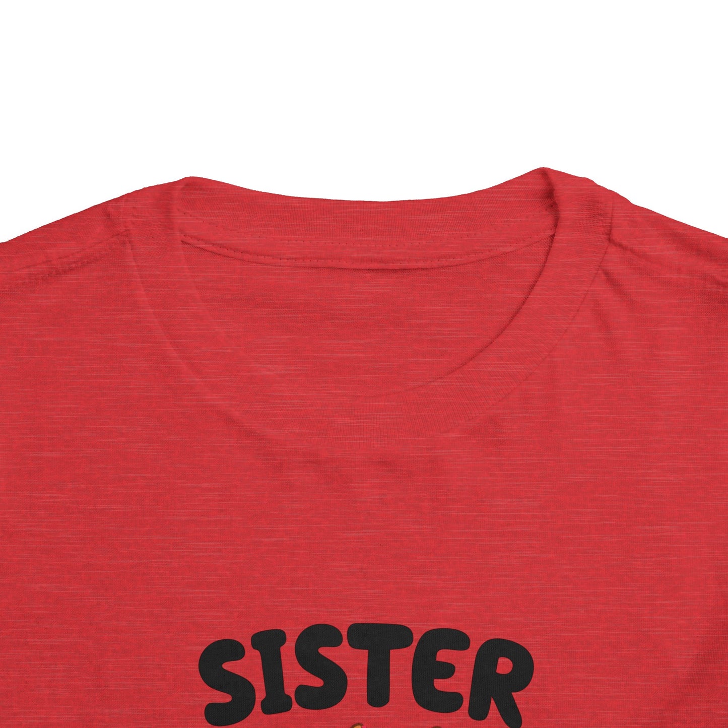 Sister Birthday Toddler Short Sleeve Tee