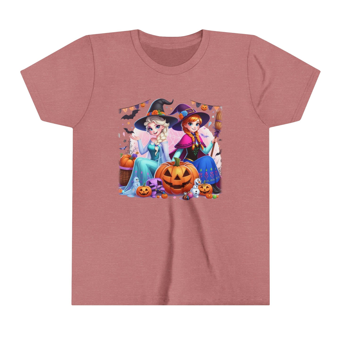 Elsa & Anna Youth Short Sleeve Tee