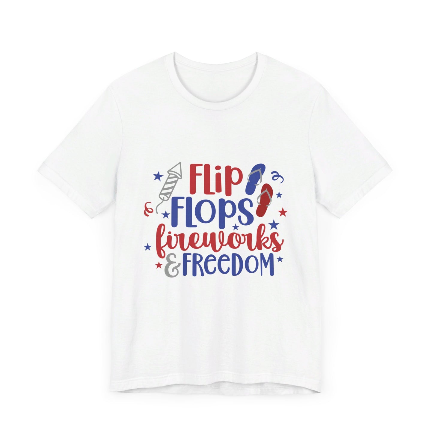 Flip Flops & Fireworks Jersey Short Sleeve Tee