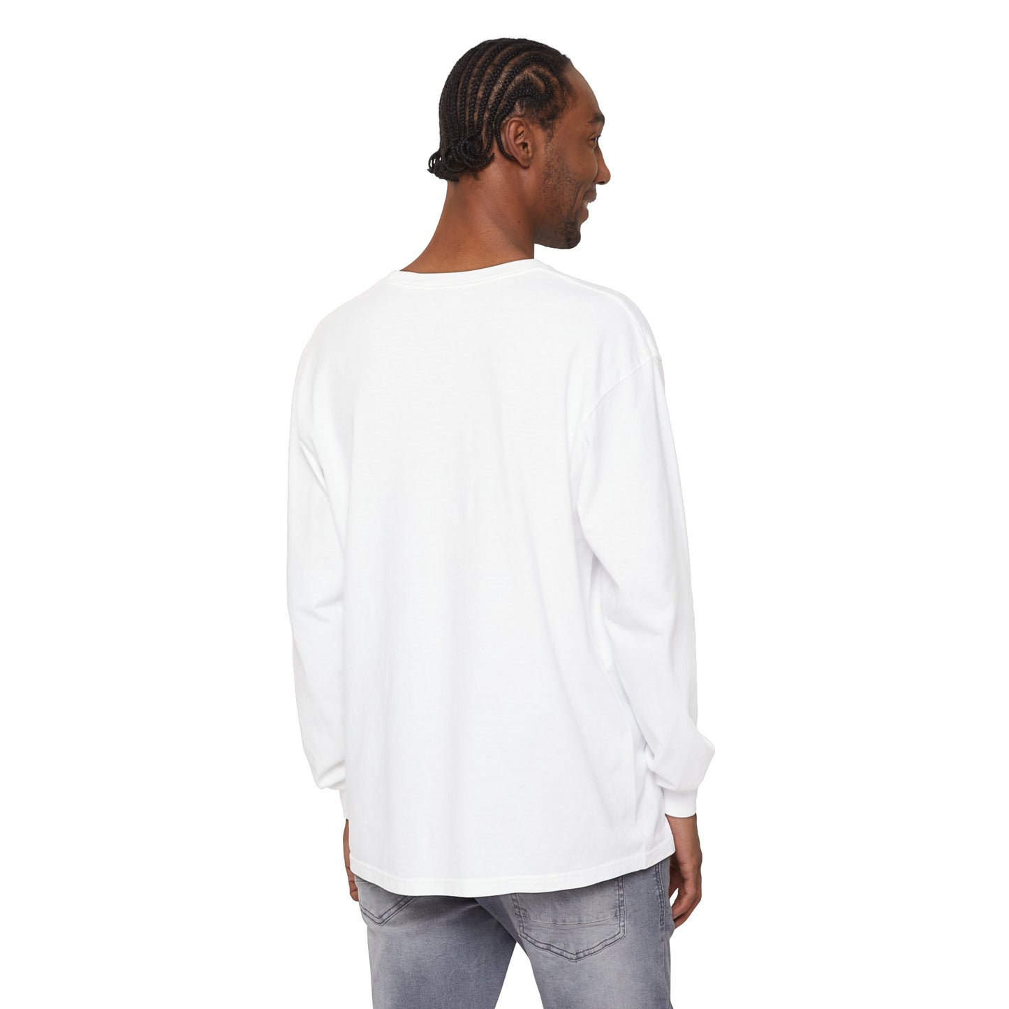 Happy Fall Garment-dyed Long Sleeve T-Shirt