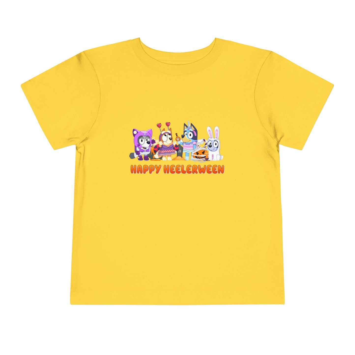 Happy Heelerween Toddler Short Sleeve Tee