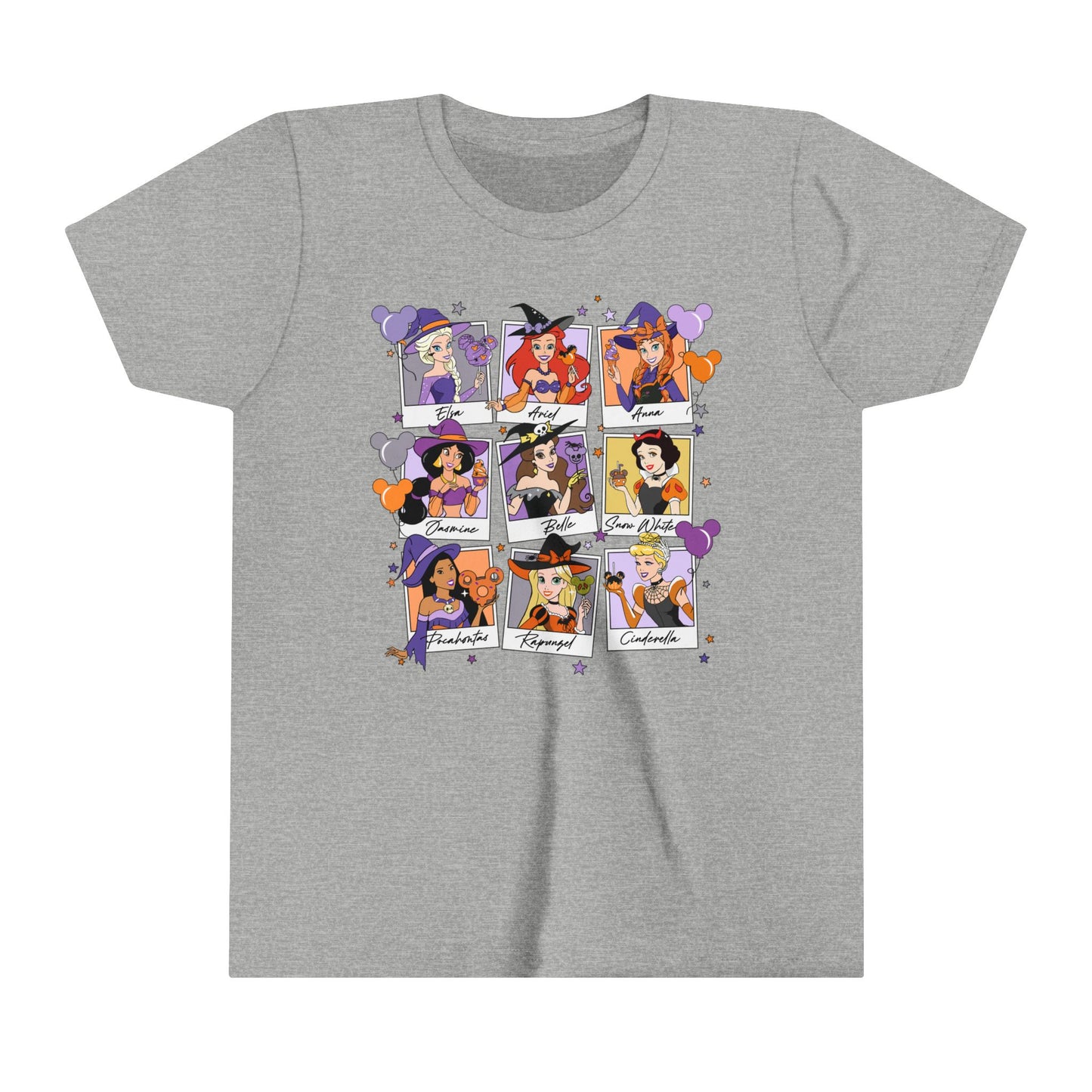 Disney Princess Halloween Youth Short Sleeve Tee
