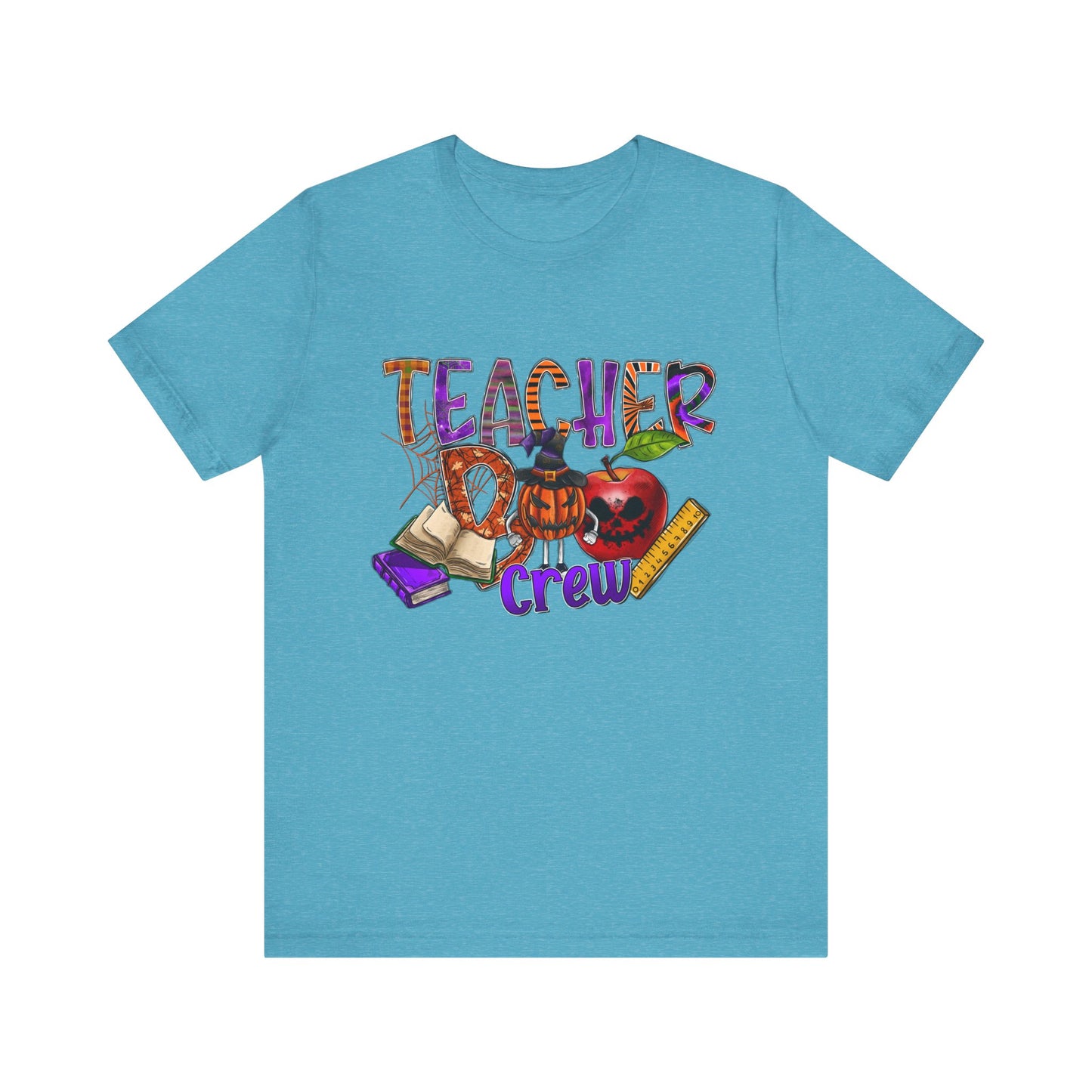 Teacher Boo Crew Jersey Short Sleeve Tee